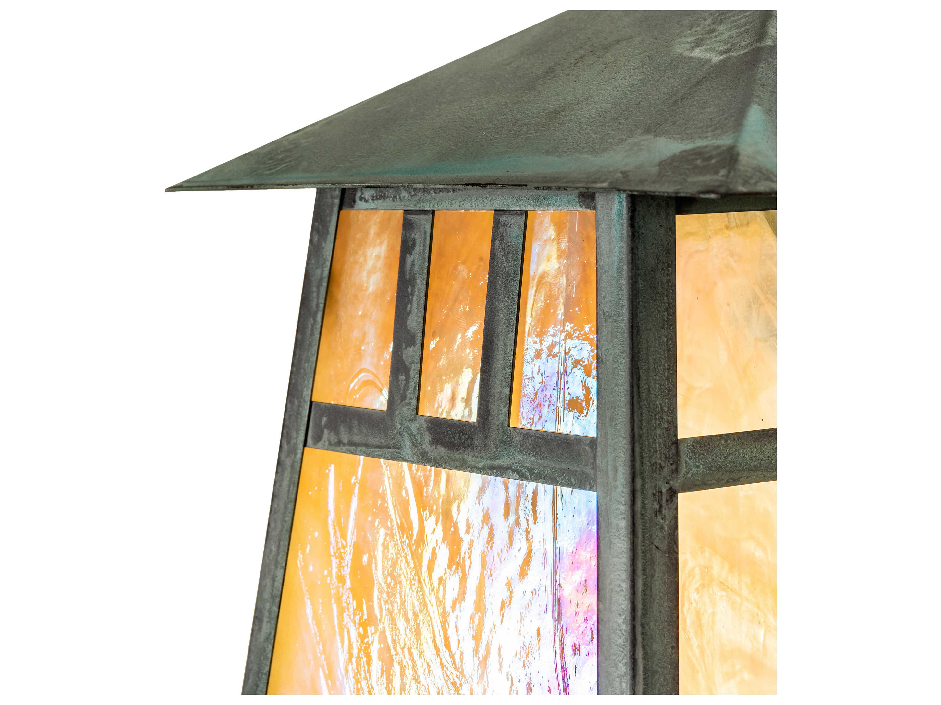 Meyda Stillwater Double Bar Mission 1 - Light Glass Outdoor Wall Light