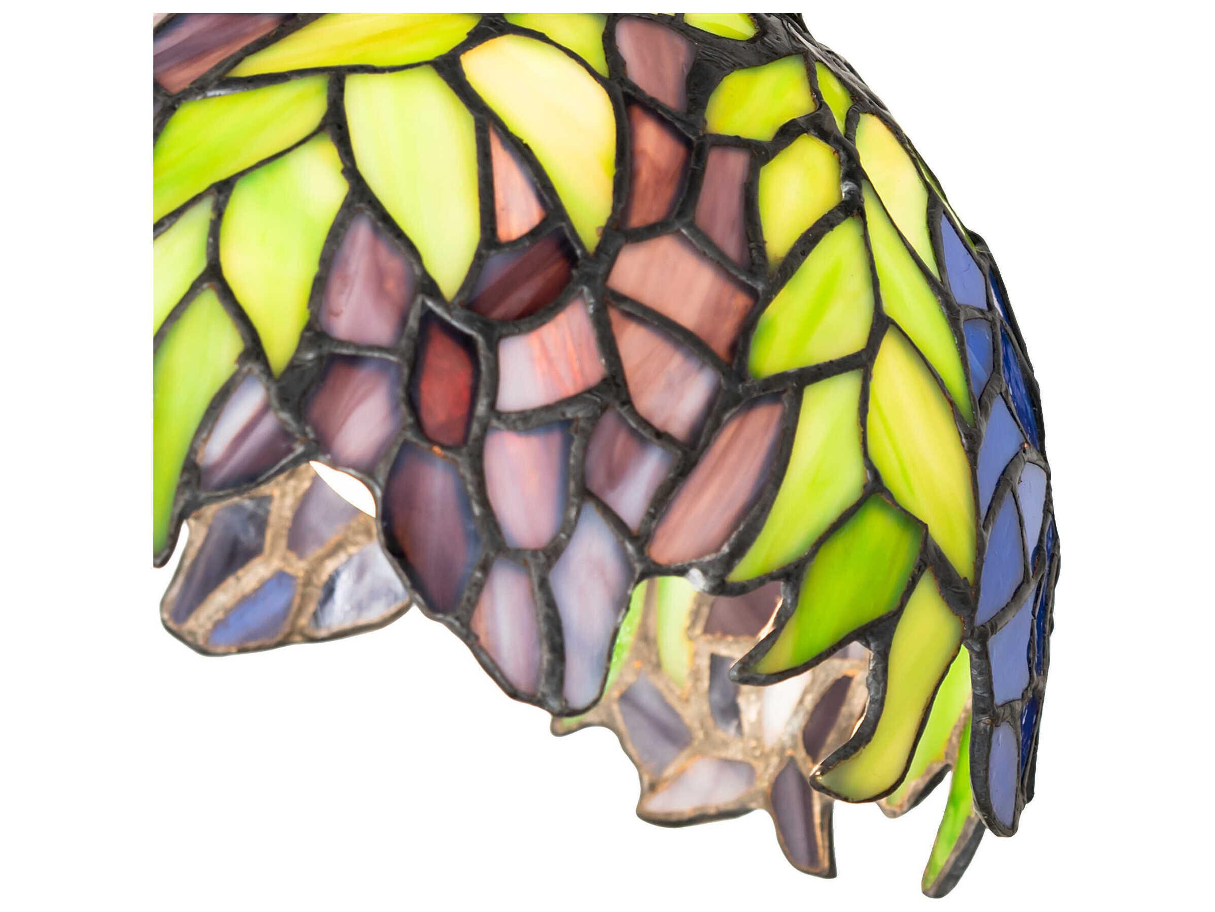 Meyda Tiffany Honey Locust Mahogany Bronze Desk Lamp