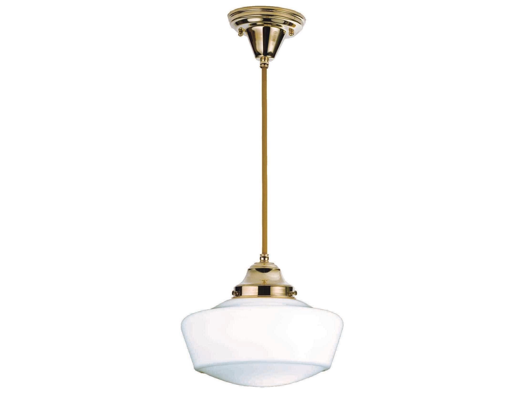 Meyda Revival 1-Light Brass Mini Pendant