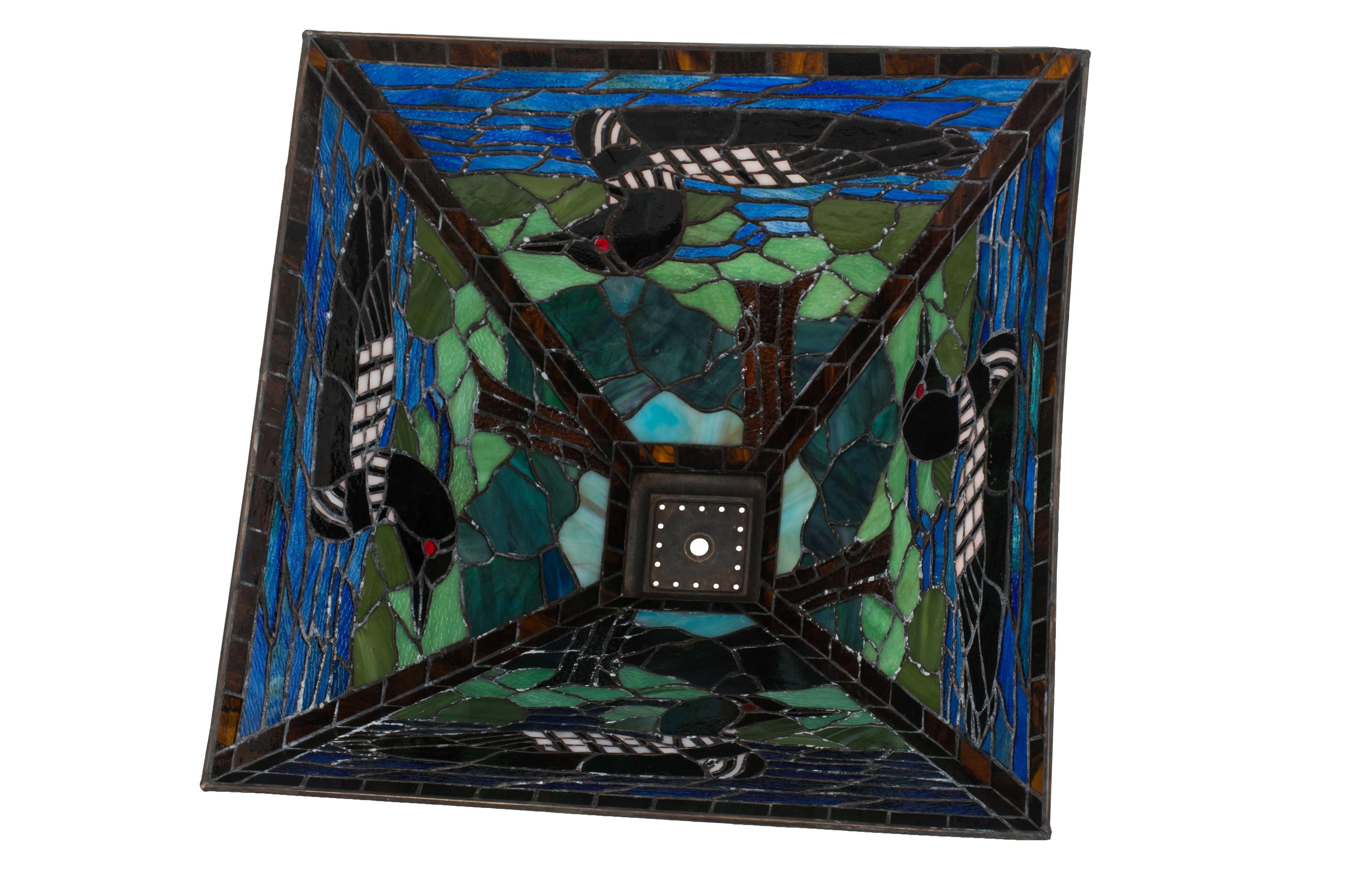 Meyda Loon Lighting Purple and Blue Lodge Shade