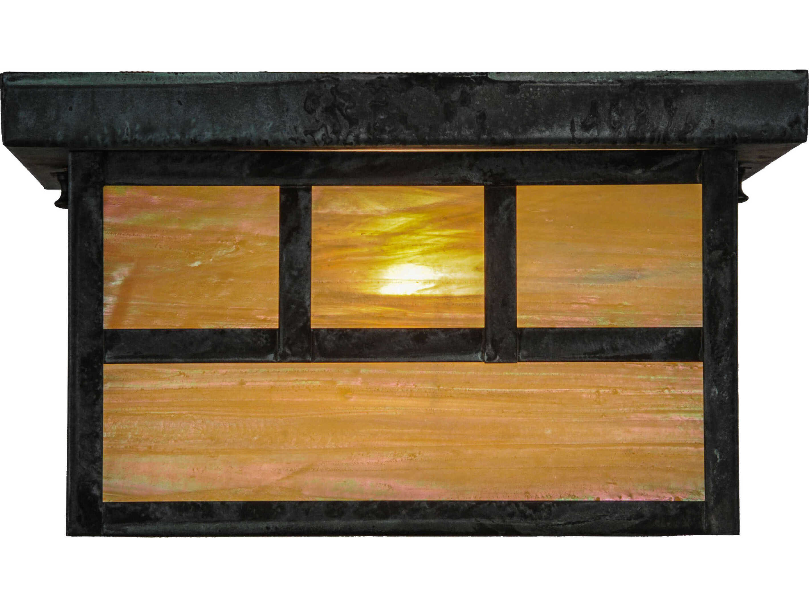 Meyda Hyde Park Double Bar Mission Outdoor Ceiling Light