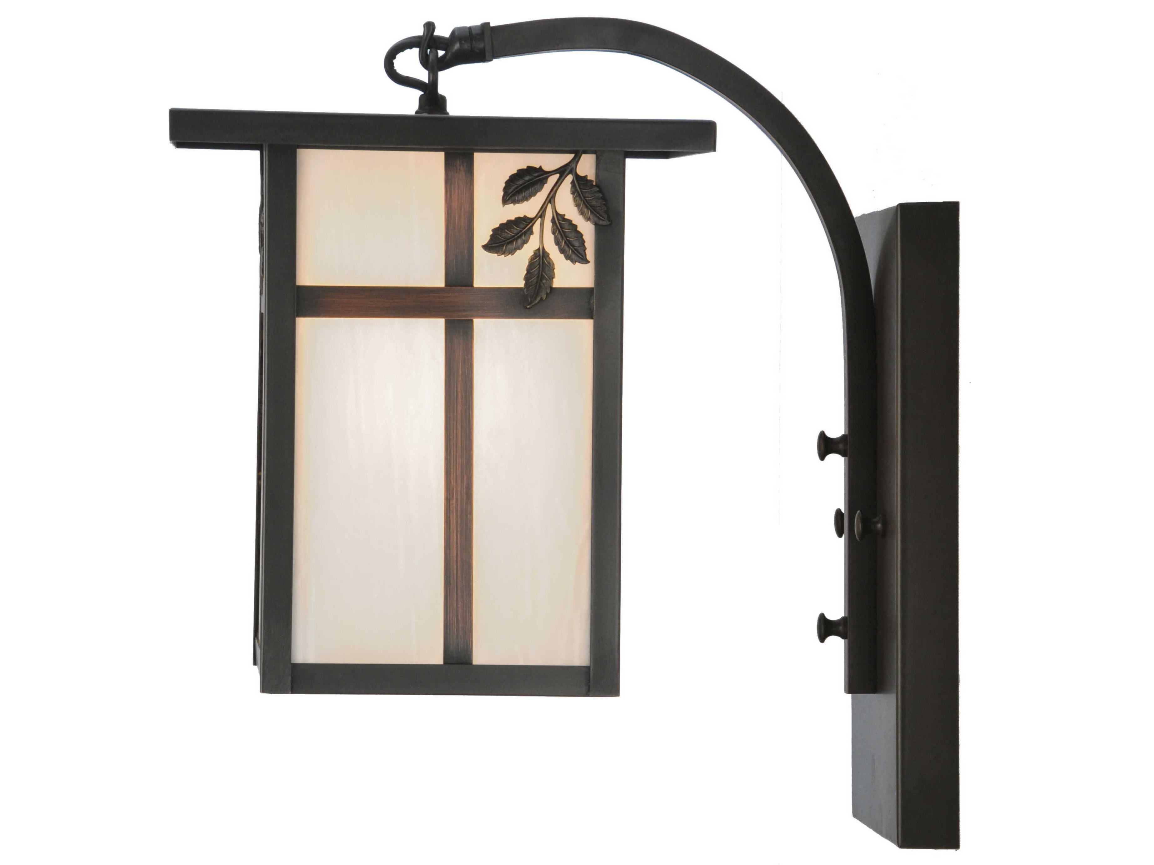 Meyda Hyde Park Sprig Outdoor Wall Light