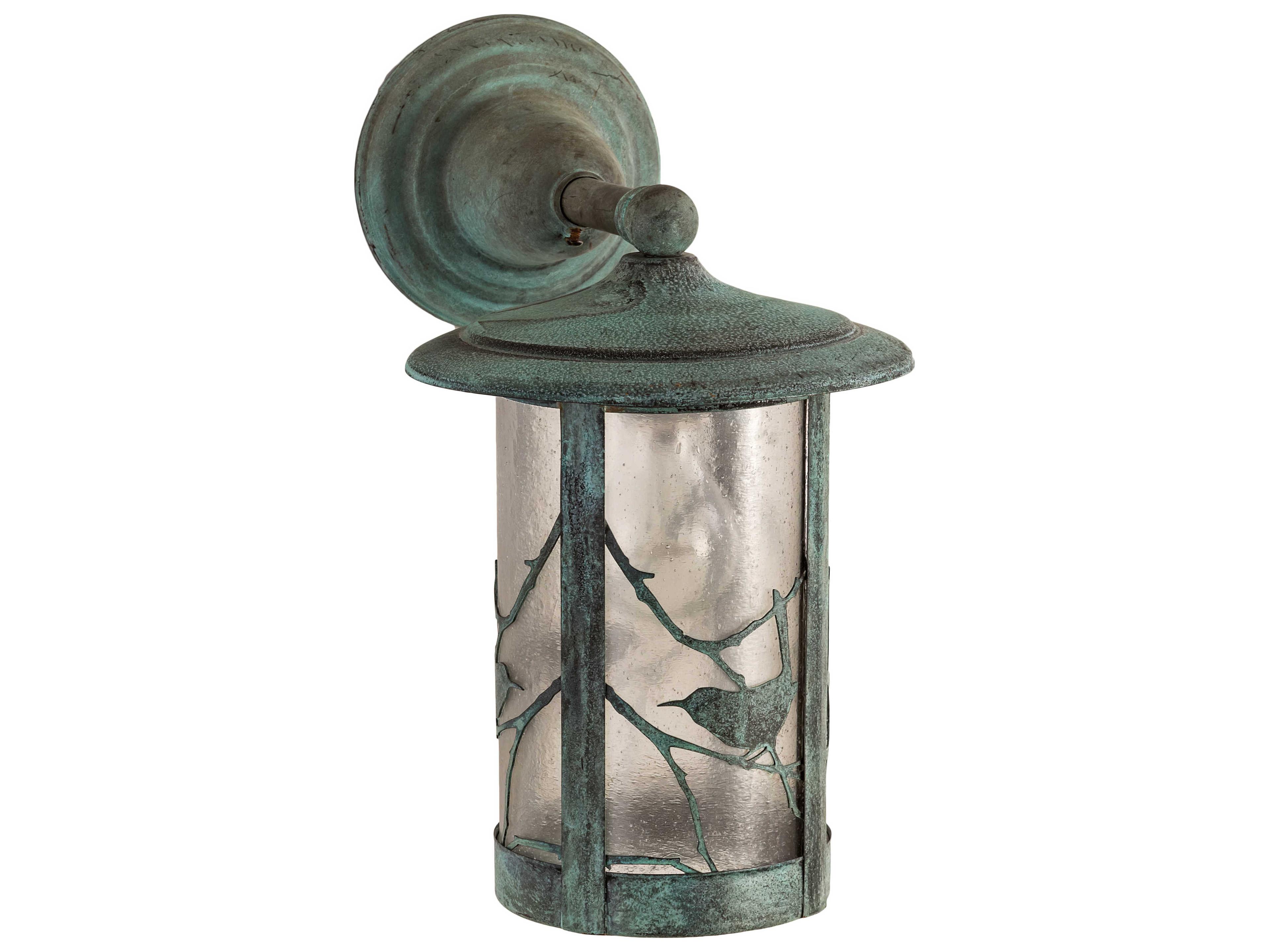 Meyda Fulton 1 - Light Glass Rustic Lodge Outdoor Wall Light