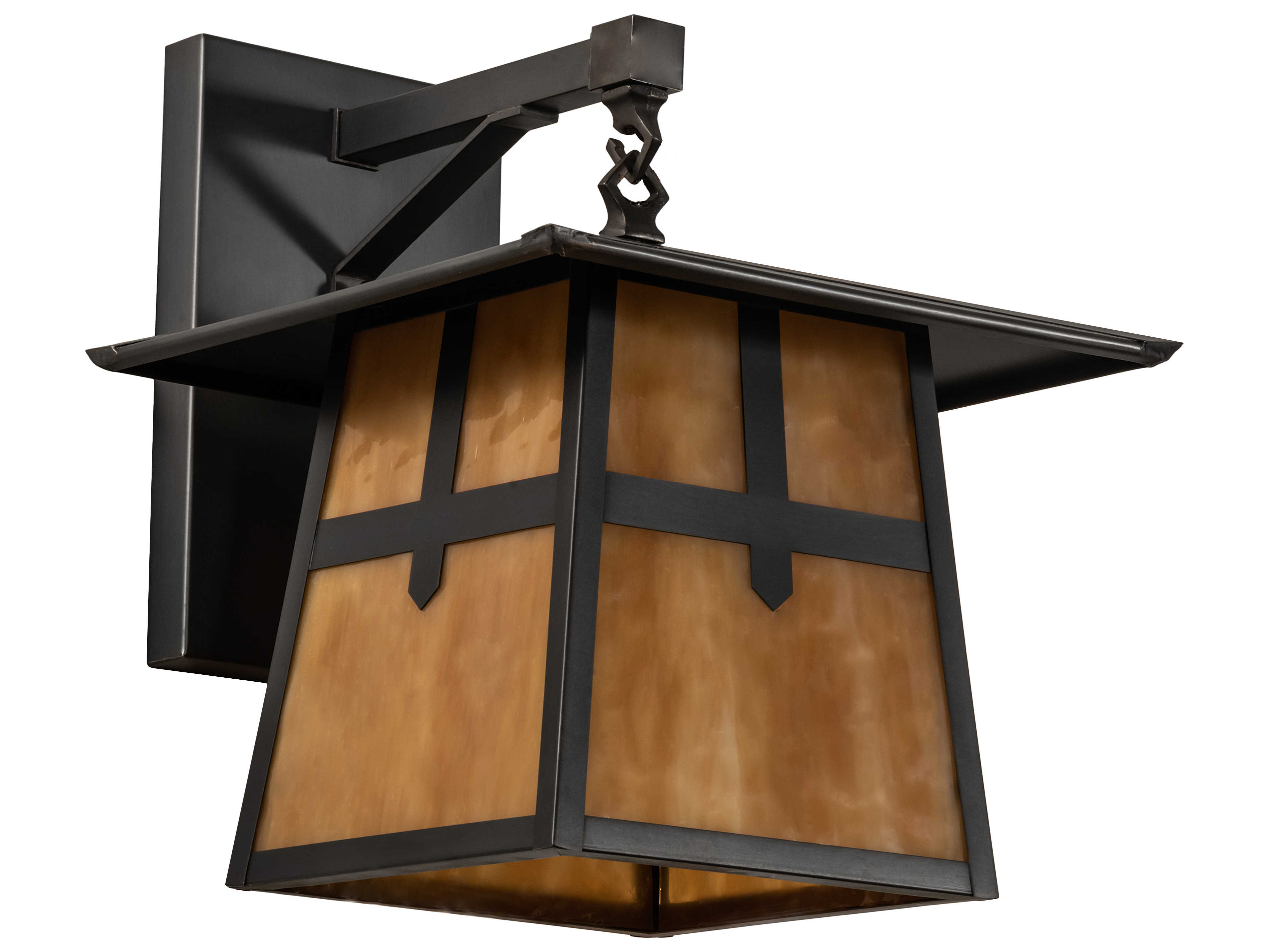 Meyda Stillwater Cross Mission 1 - Light Glass Outdoor Wall Light