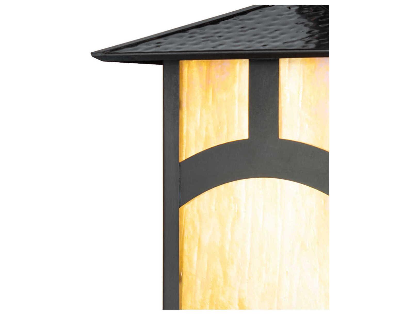 Meyda Seneca 1-Light Craftsman Brown Wall Sconce
