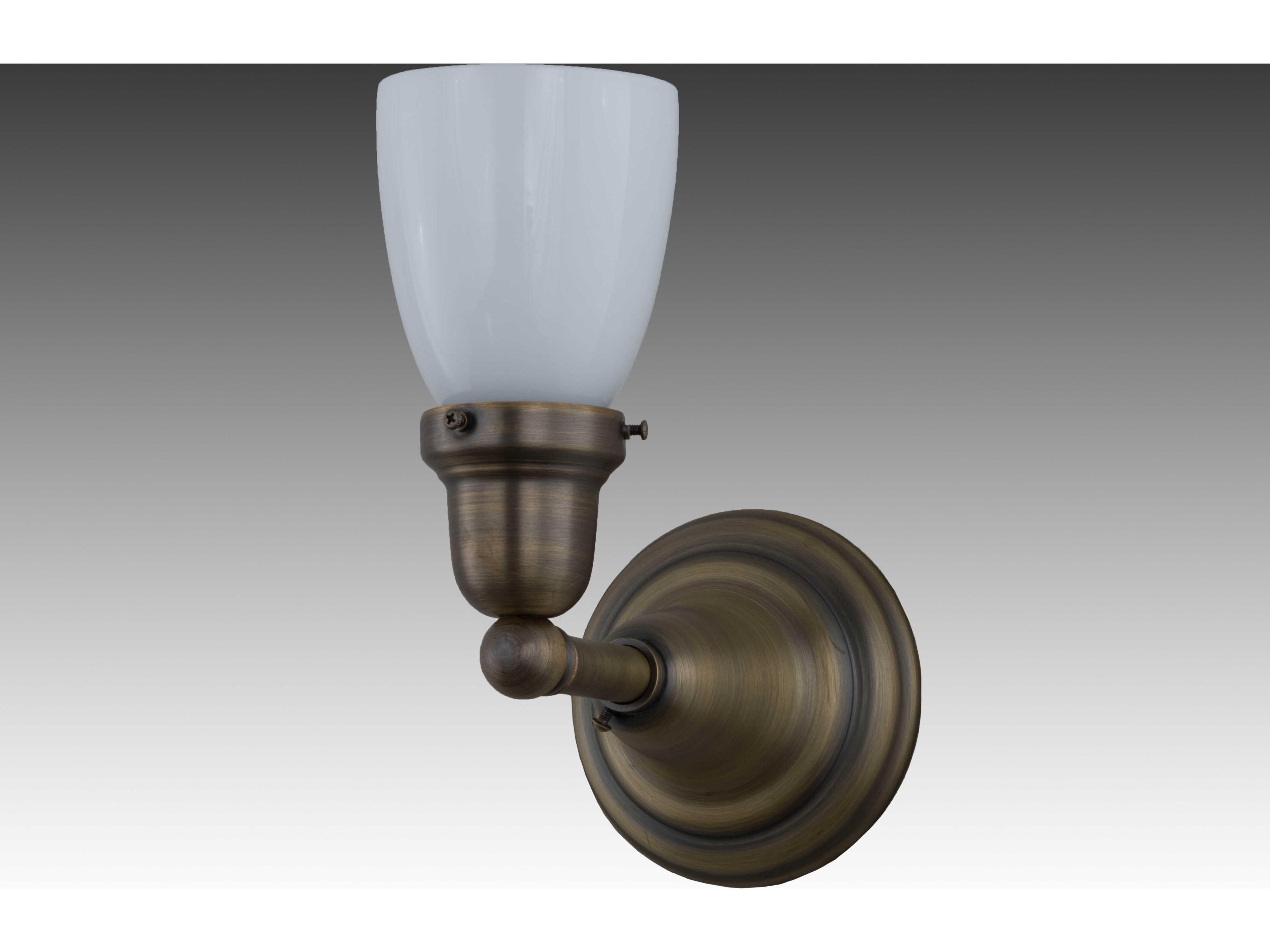 Meyda Revival Oyster Bay 1-Light Brass Wall Sconce