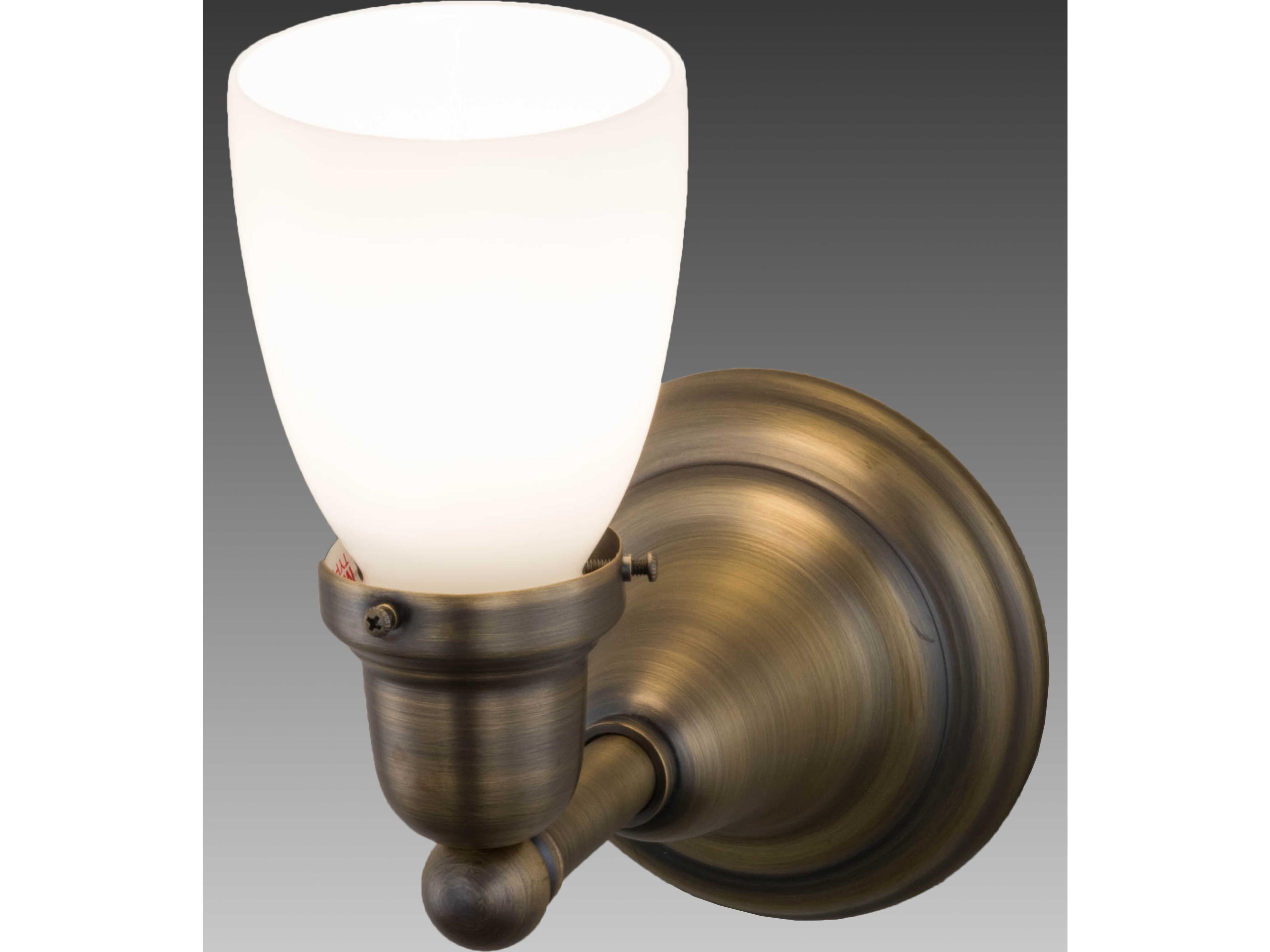 Meyda Revival Oyster Bay 1-Light Brass Wall Sconce