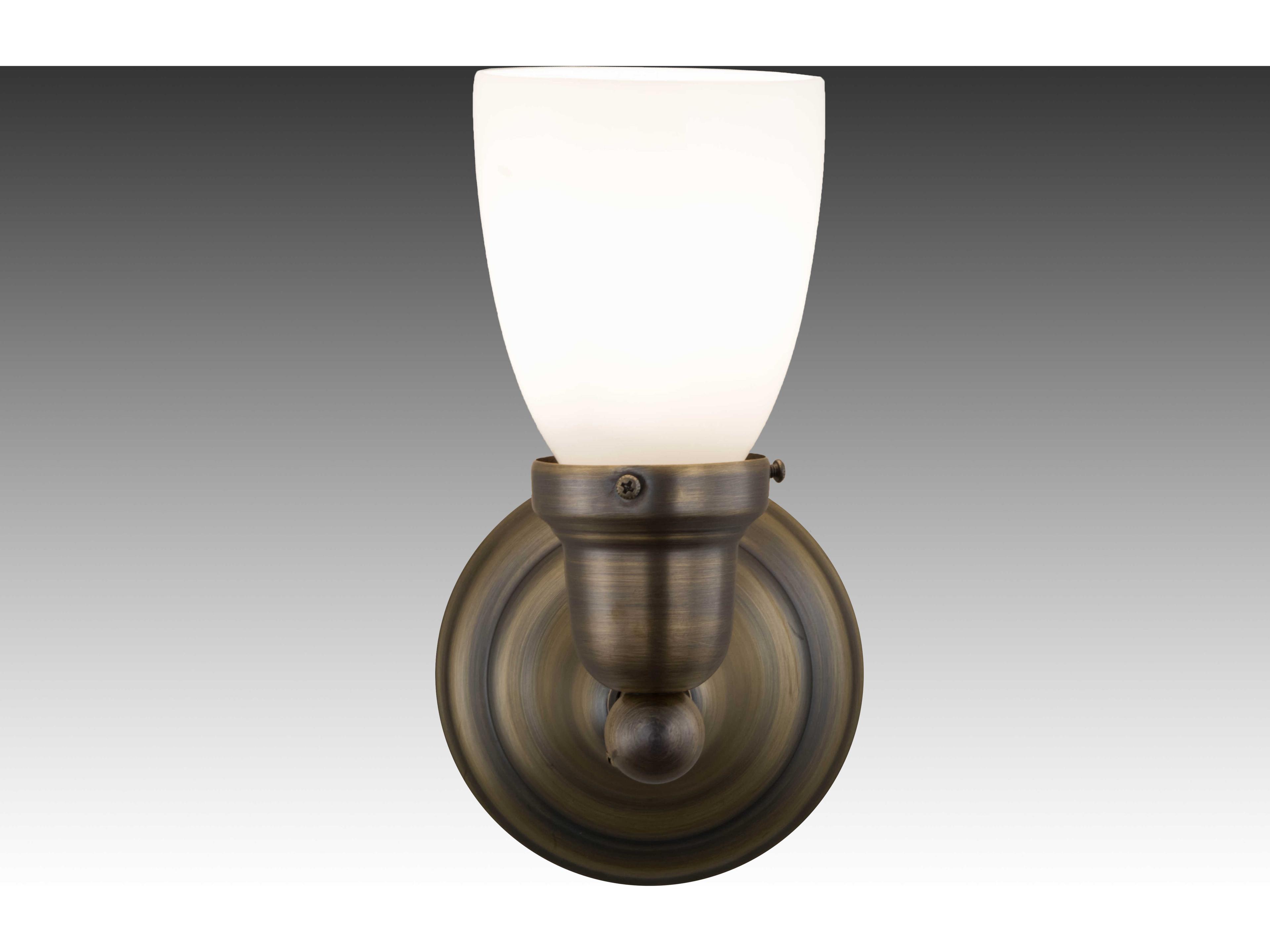 Meyda Revival Oyster Bay 1-Light Brass Wall Sconce