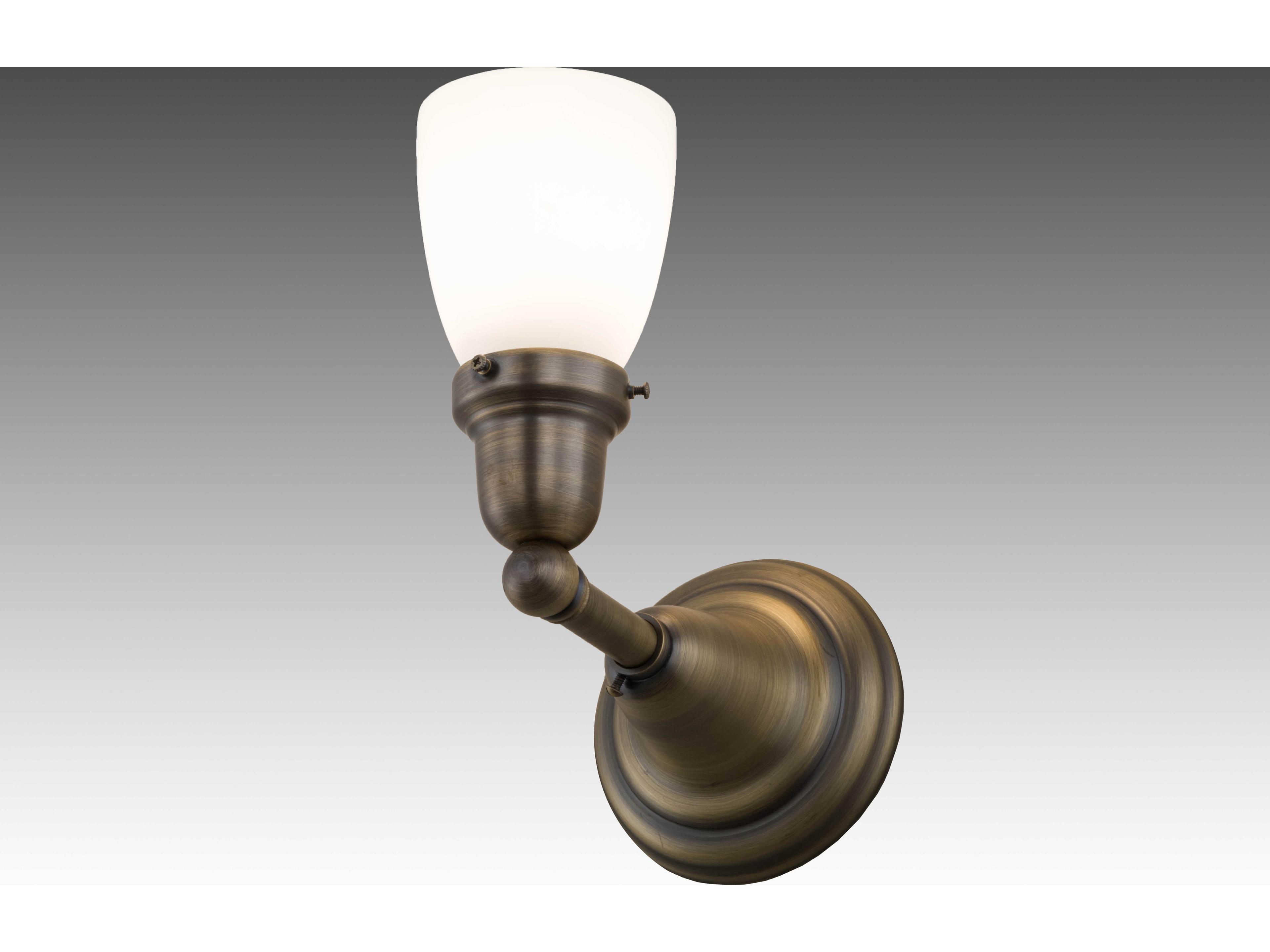 Meyda Revival Oyster Bay 1-Light Brass Wall Sconce