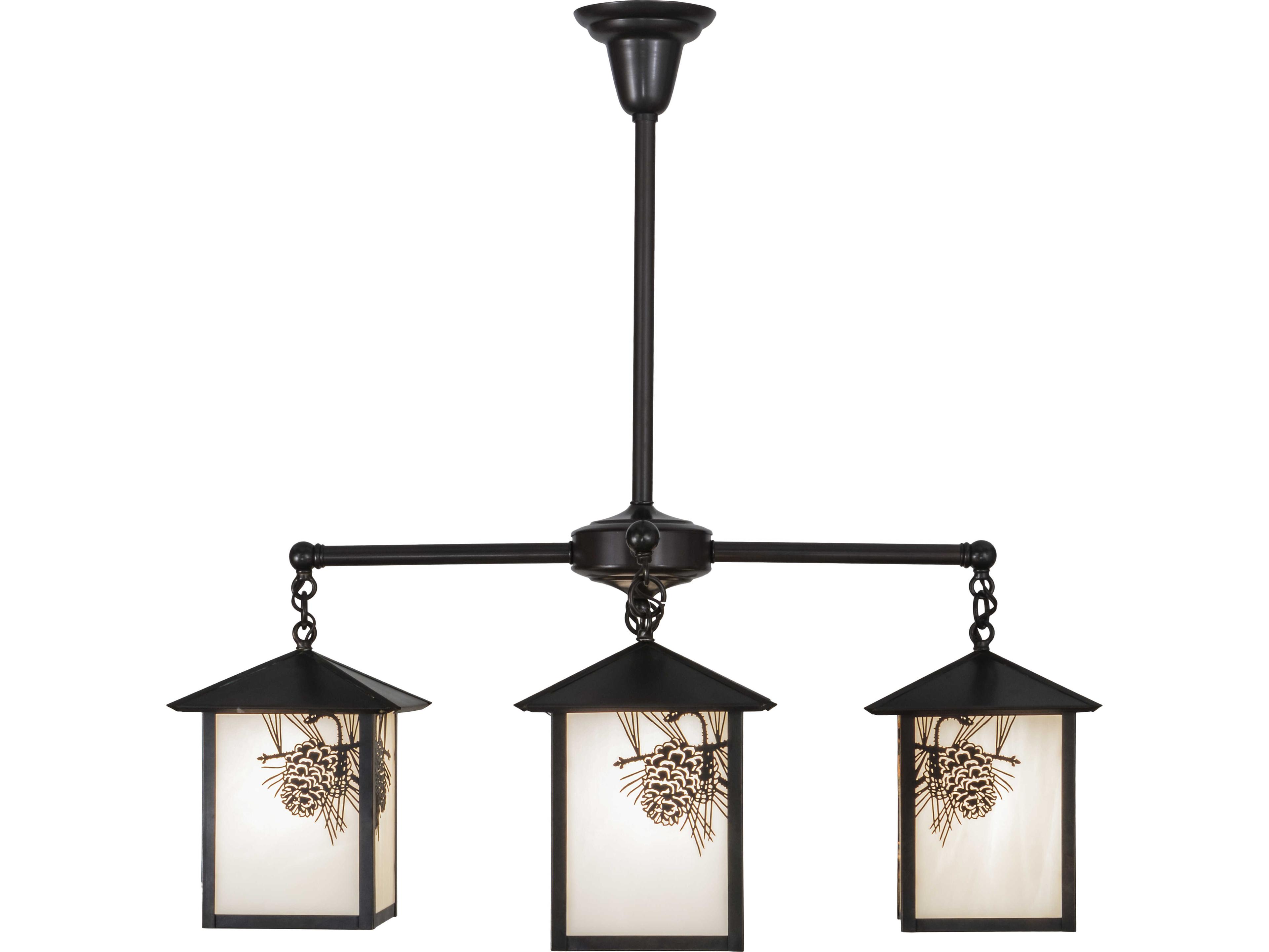 Meyda Seneca 4-Light Brown Traditional Chandelier