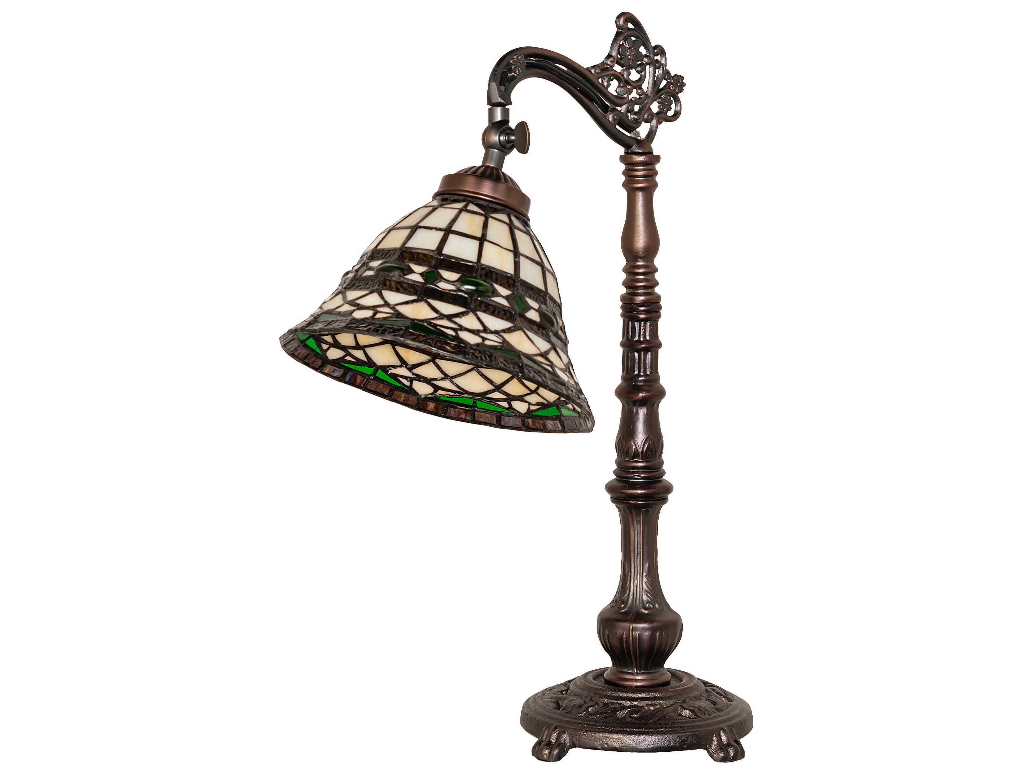 Meyda Tiffany Roman Antique Copper Desk Lamp