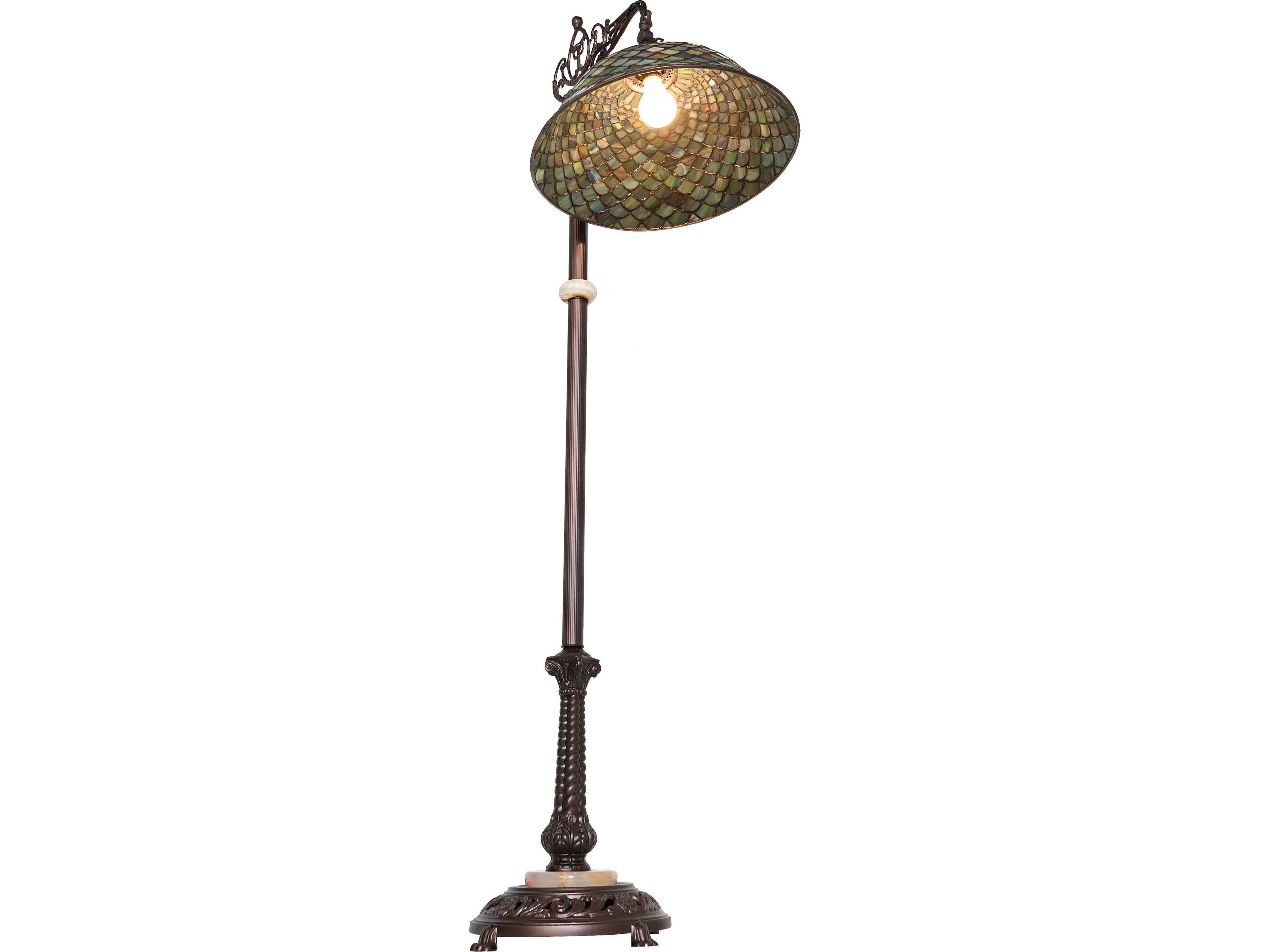 Meyda Fishscale FISHSCALE Bronze Traditional Floor Lamp