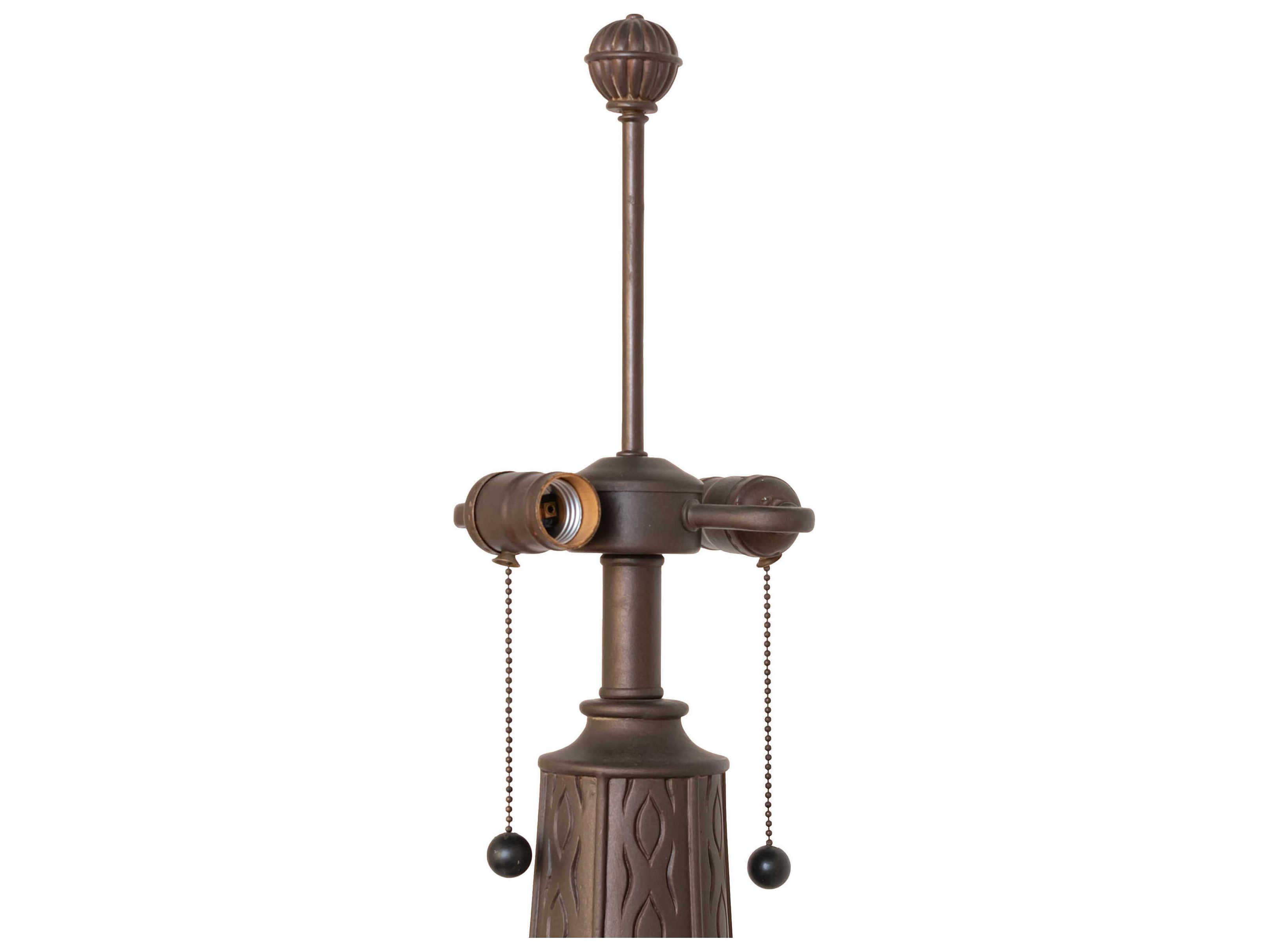 Meyda Crestwood Phoenician Copper Buffet Lamp