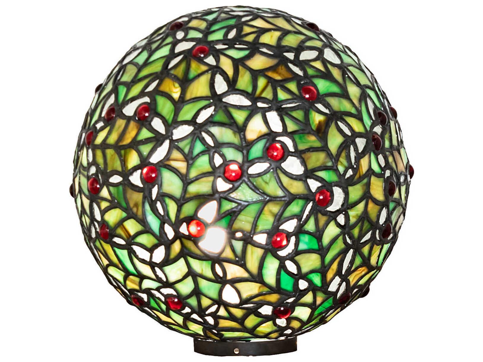 Meyda Holly Ball Stained Glass Shade