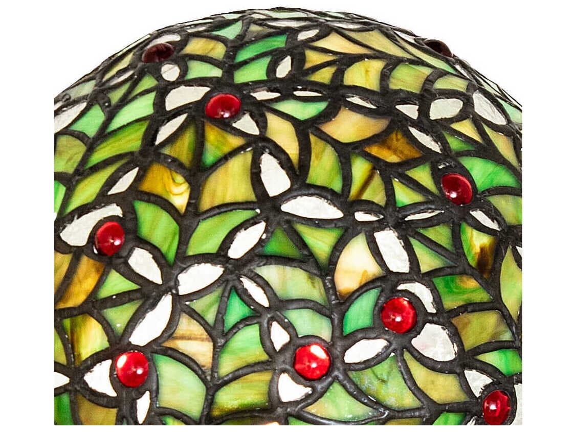 Meyda Holly Ball Stained Glass Shade
