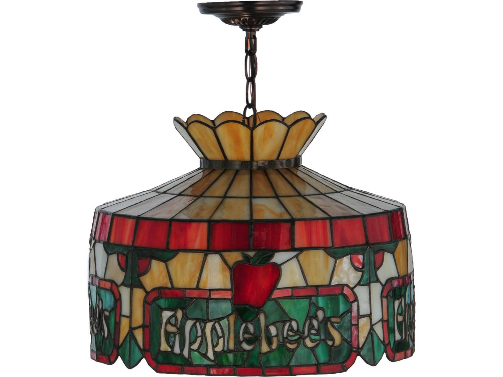 Meyda Applebee's 1-Light Brown Traditional Pendant
