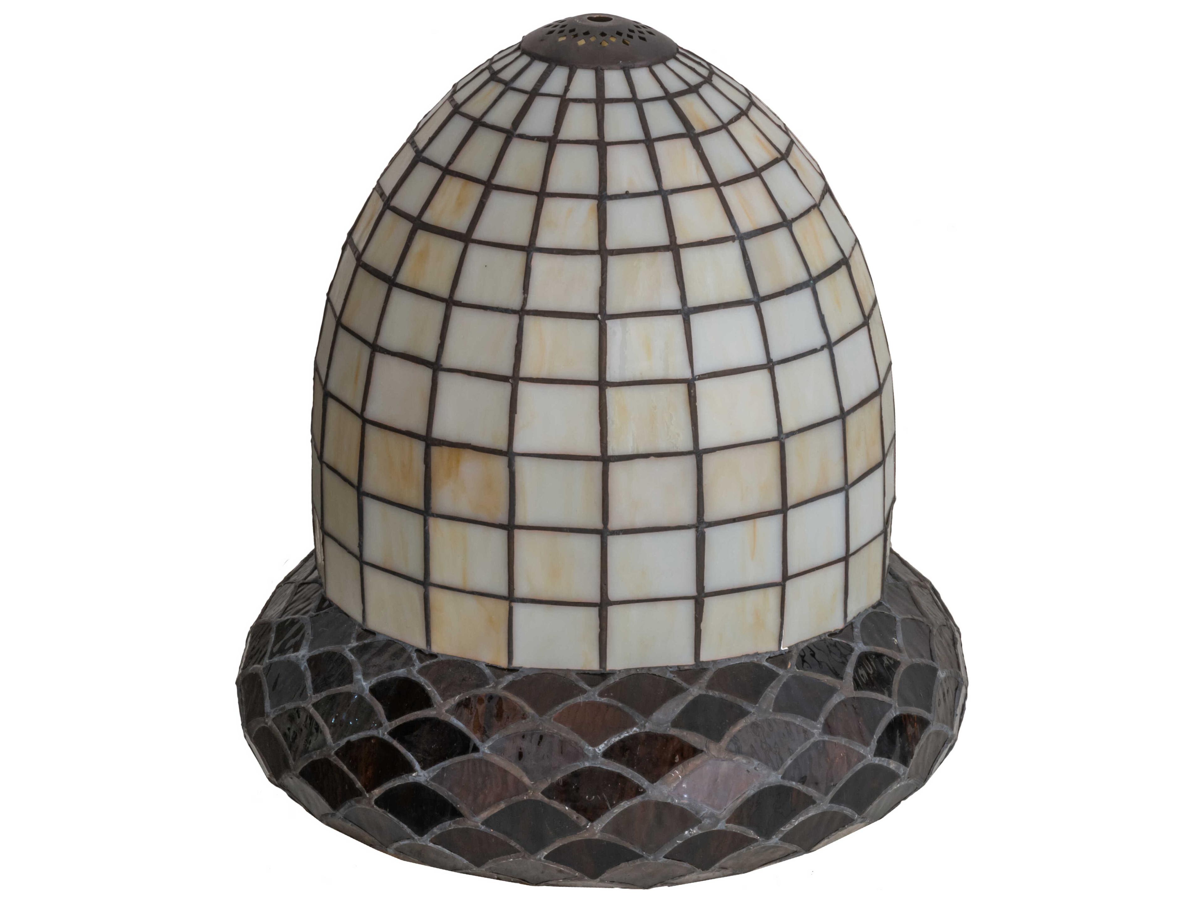 Meyda Acorn Autumn Beige Bark Brown Shade