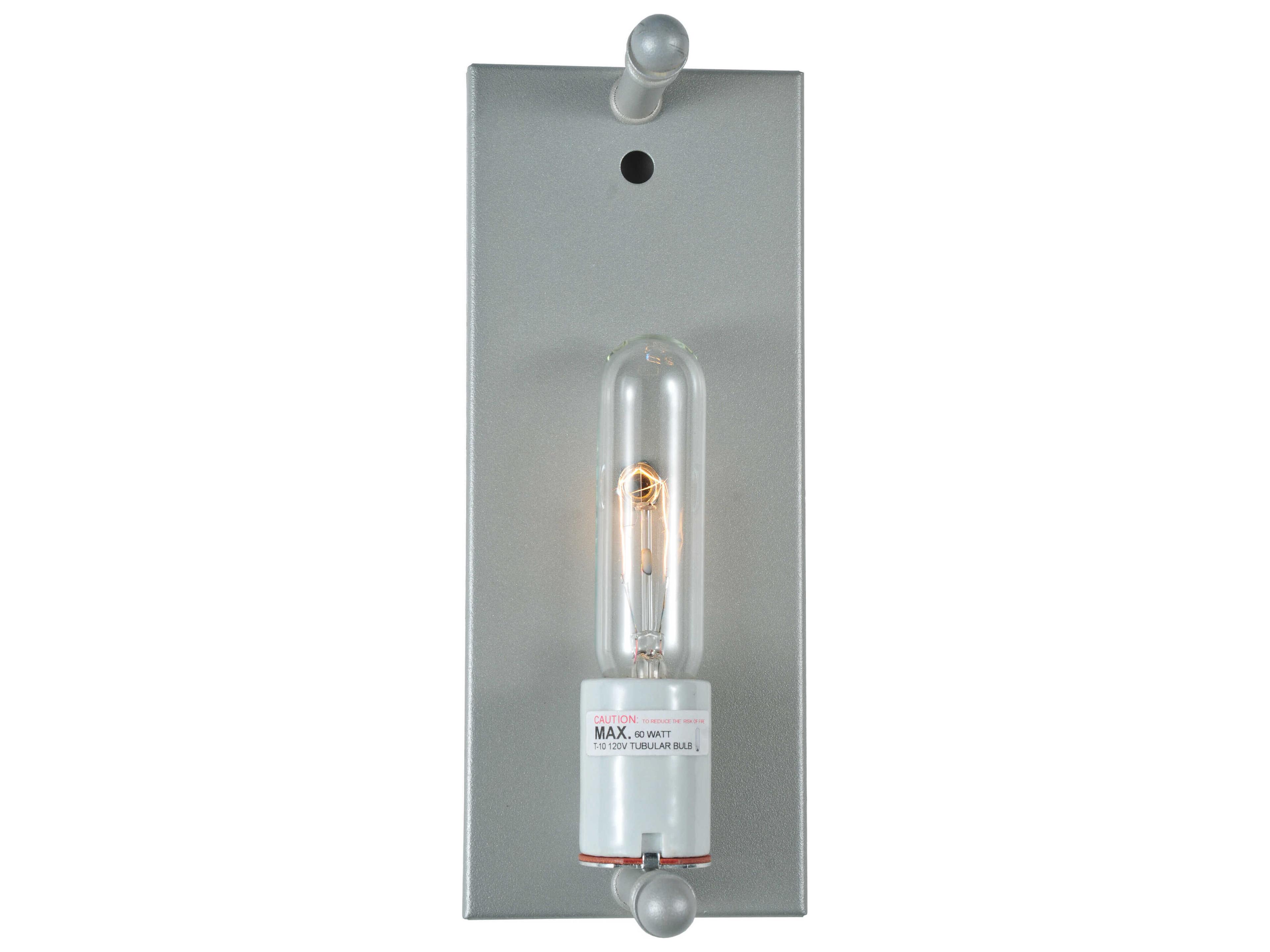 Meyda 1-Light Nickel Wall Sconce