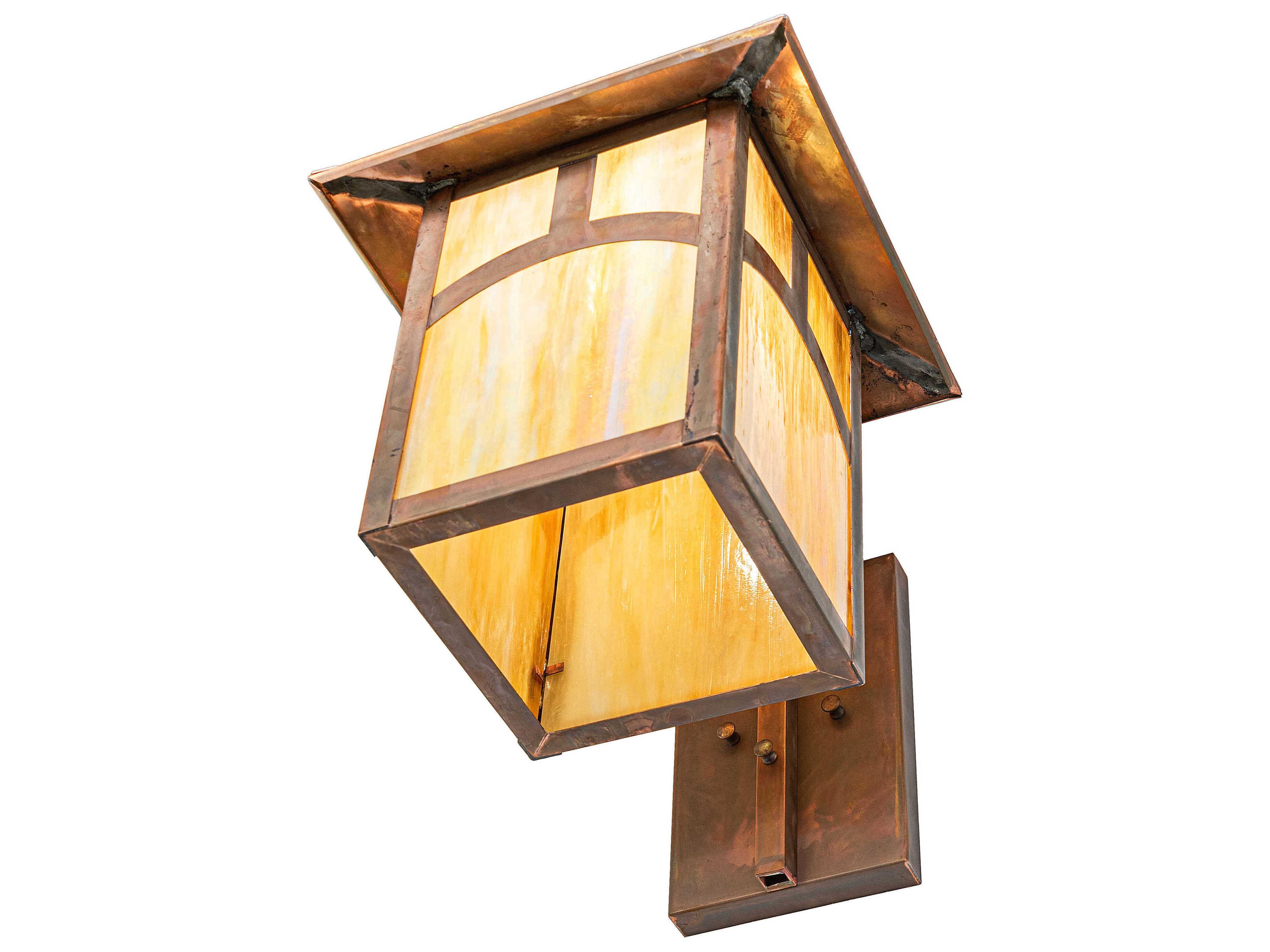 Meyda Seneca 1-Light Vintage Copper Wall Sconce