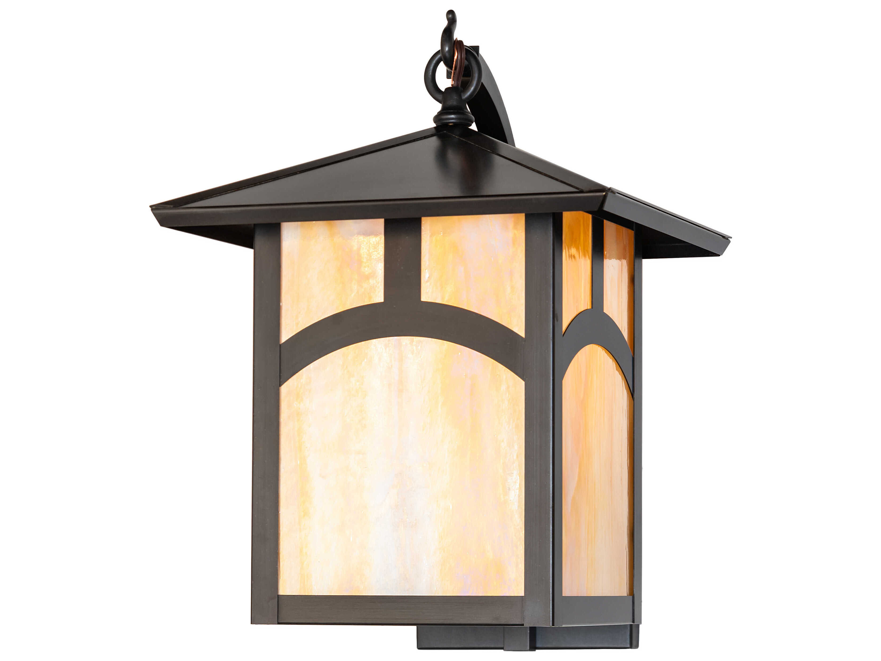 Meyda Seneca 1-Light Craftsman Brown Wall Sconce