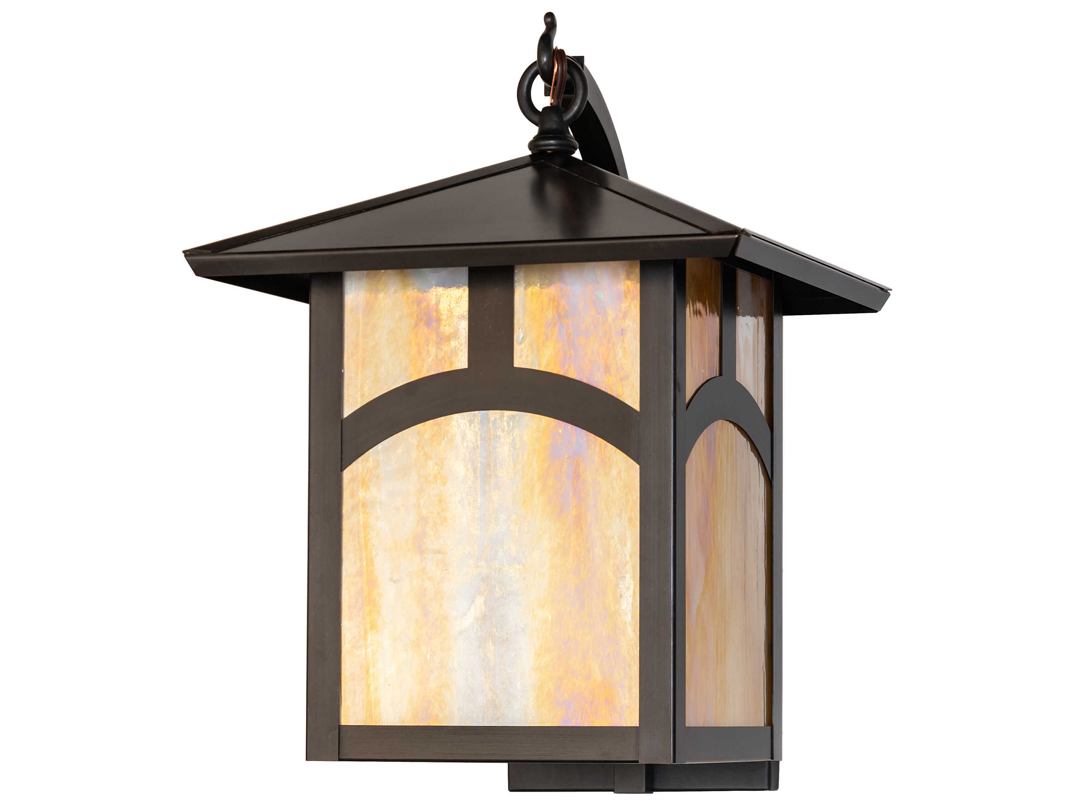 Meyda Seneca 1-Light Craftsman Brown Wall Sconce