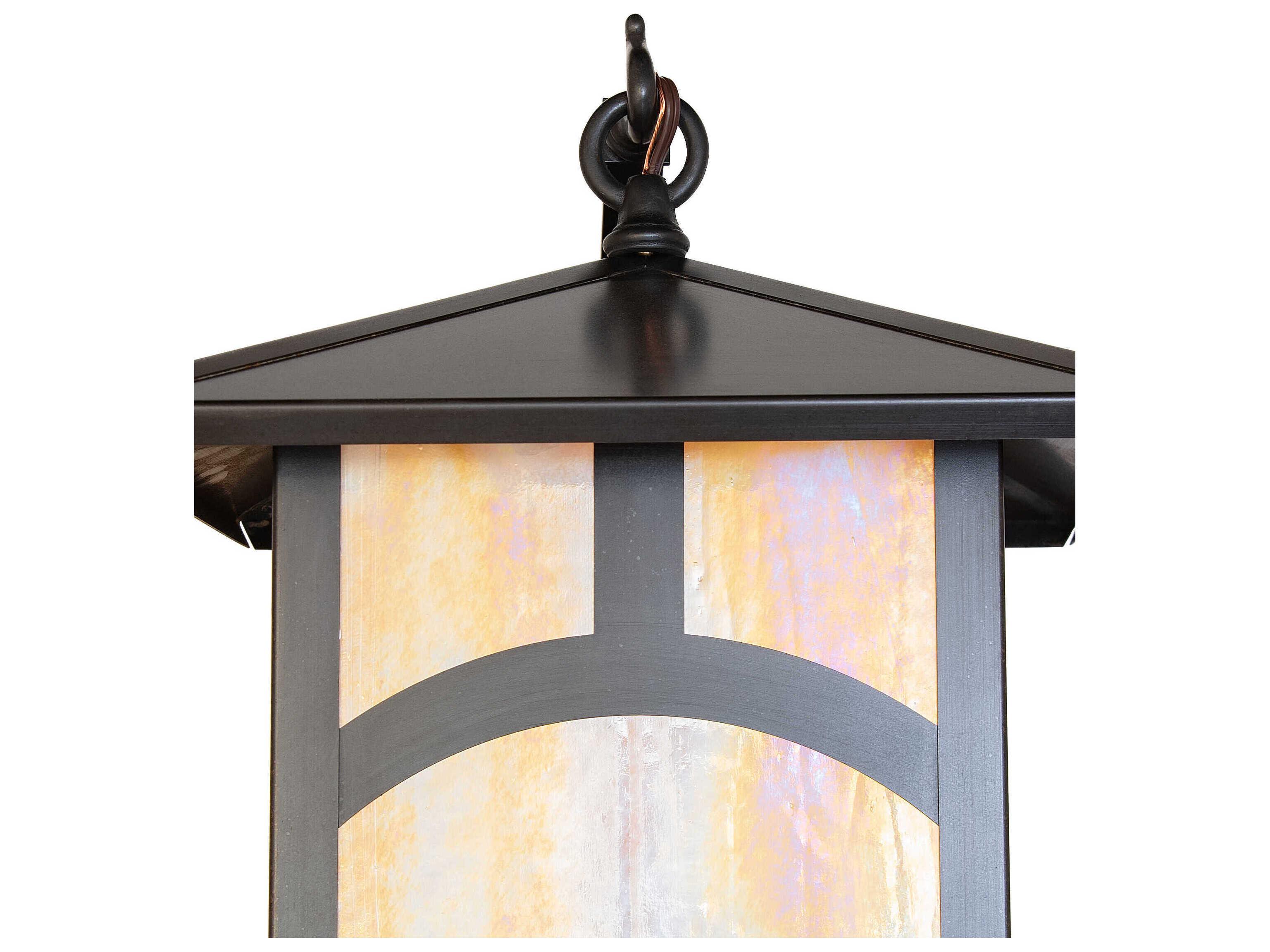 Meyda Seneca 1-Light Craftsman Brown Wall Sconce