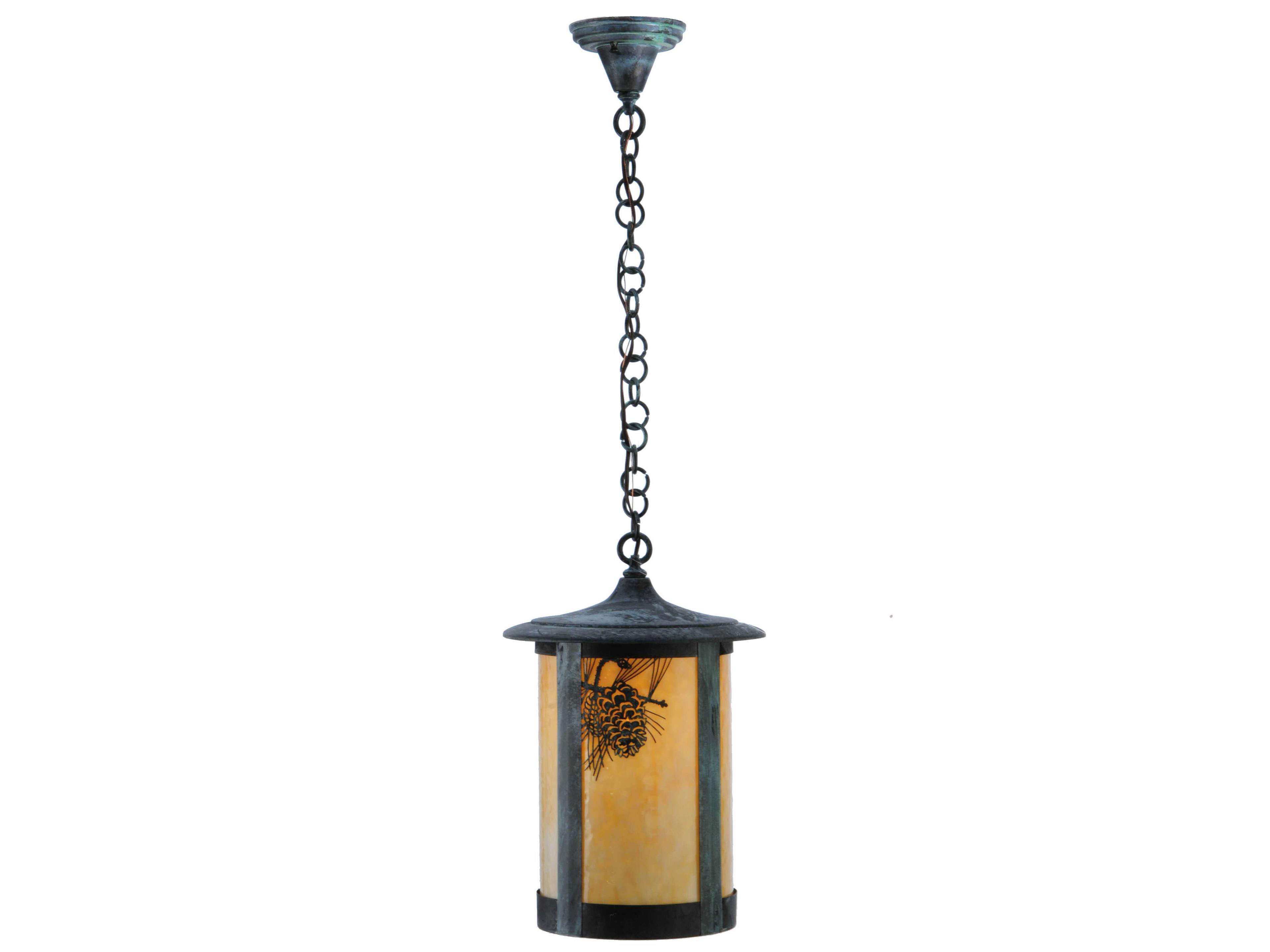 Meyda Fulton Winter Pine Outdoor Hanging Light