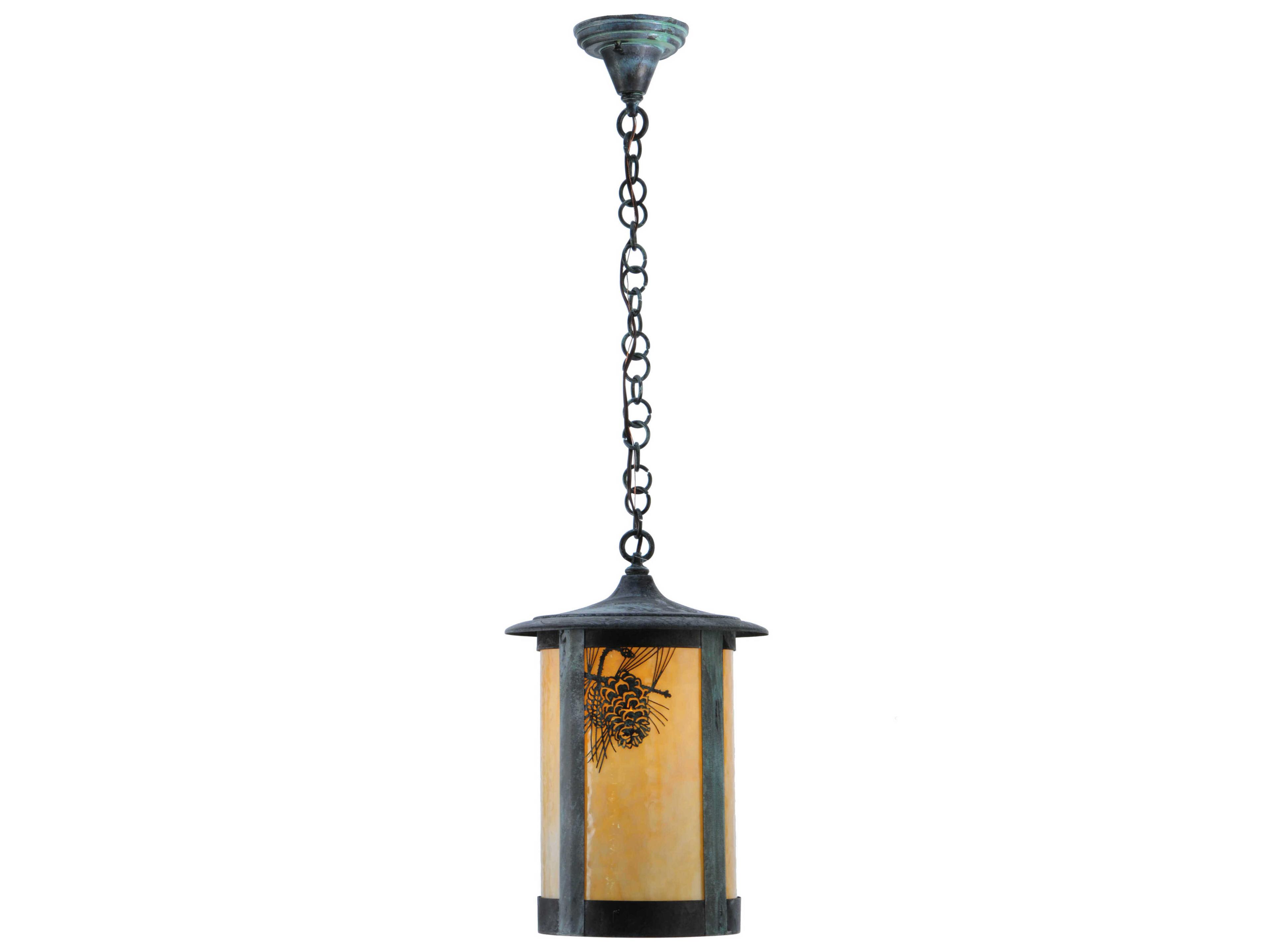 Meyda Fulton Winter Pine Outdoor Hanging Light