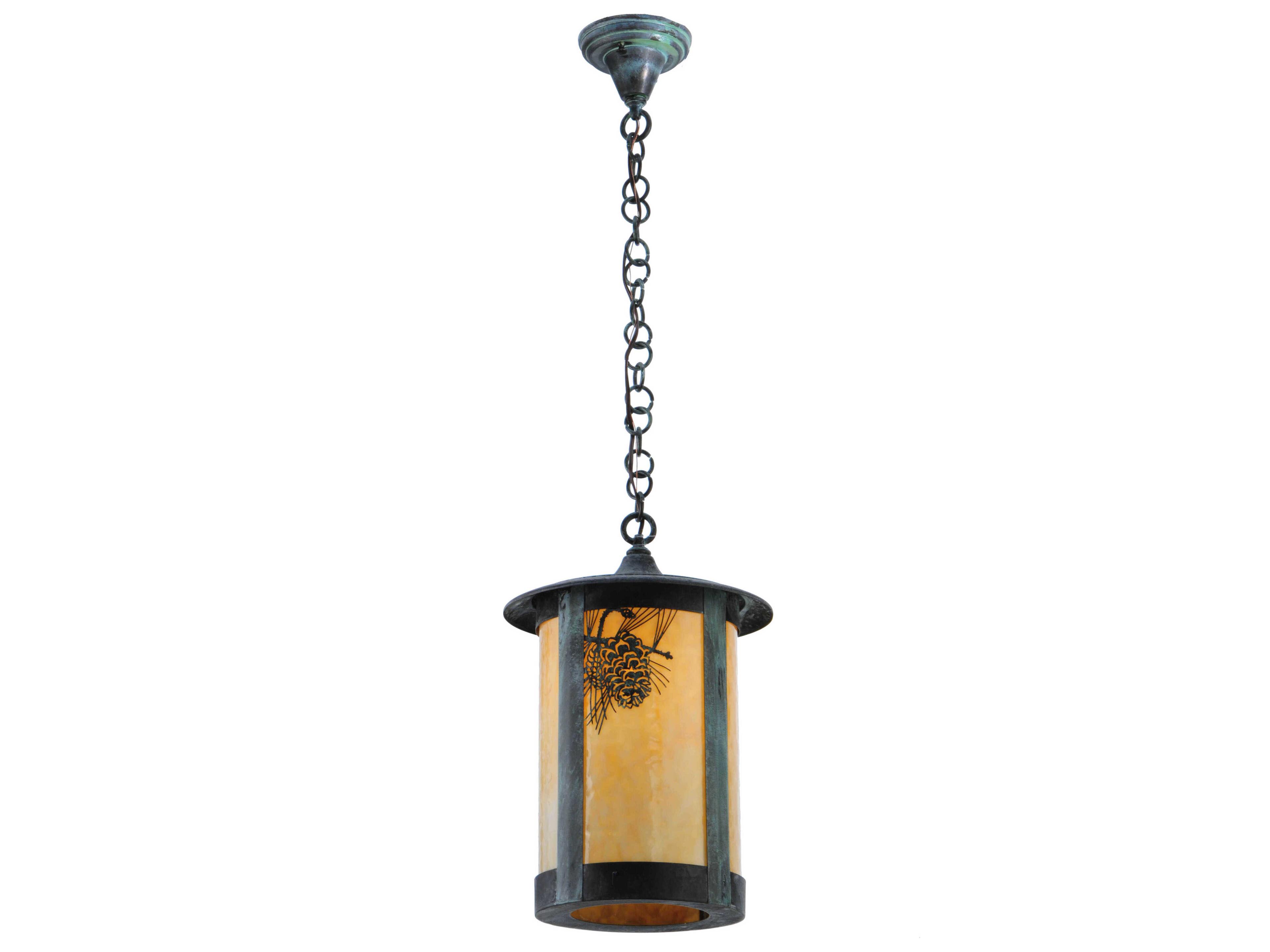Meyda Fulton Winter Pine Outdoor Hanging Light