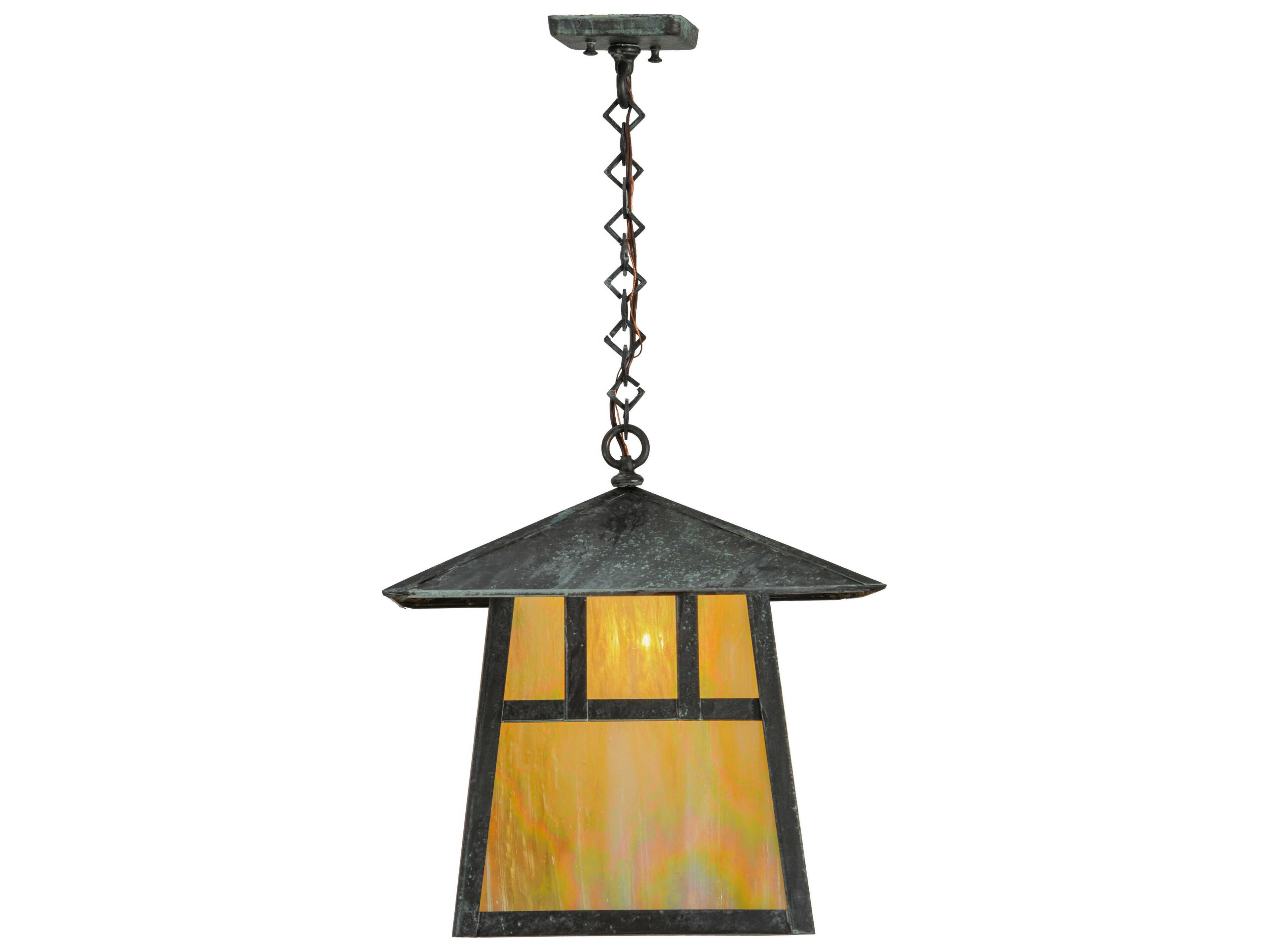 Meyda Stillwater Double Bar Mission 1 - Light Outdoor Hanging Light