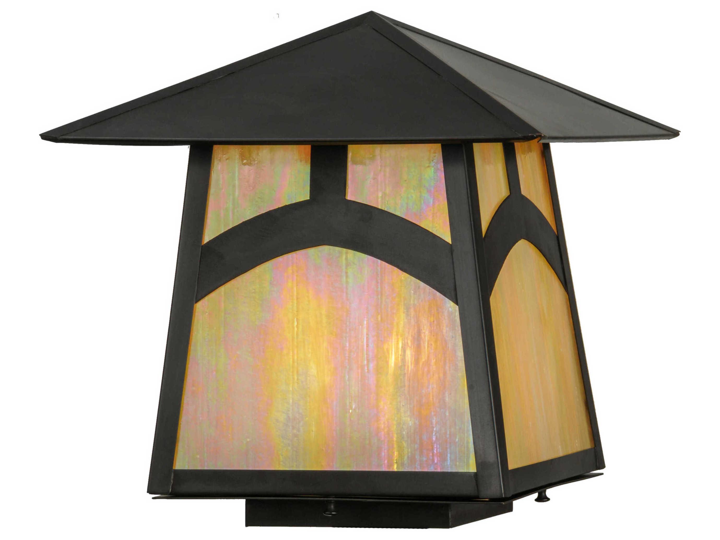 Meyda Stillwater Hill Top 1 - Light Outdoor Post Light