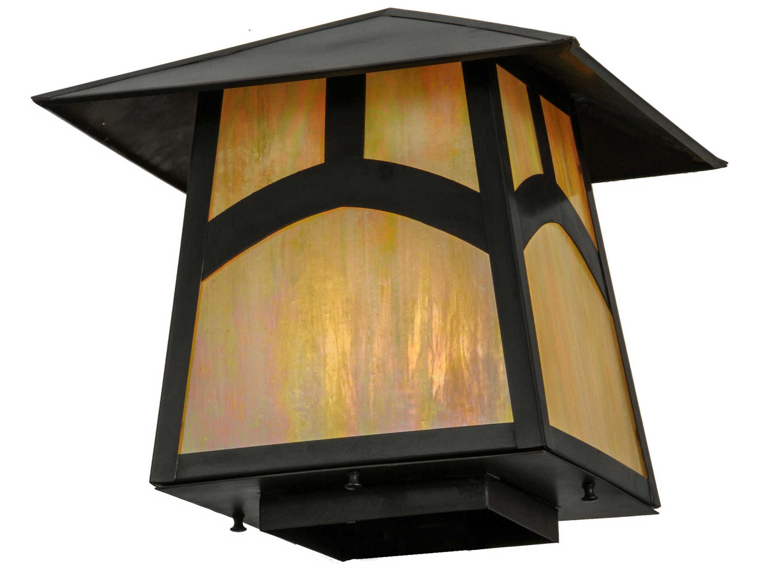 Meyda Stillwater Hill Top 1 - Light Outdoor Post Light