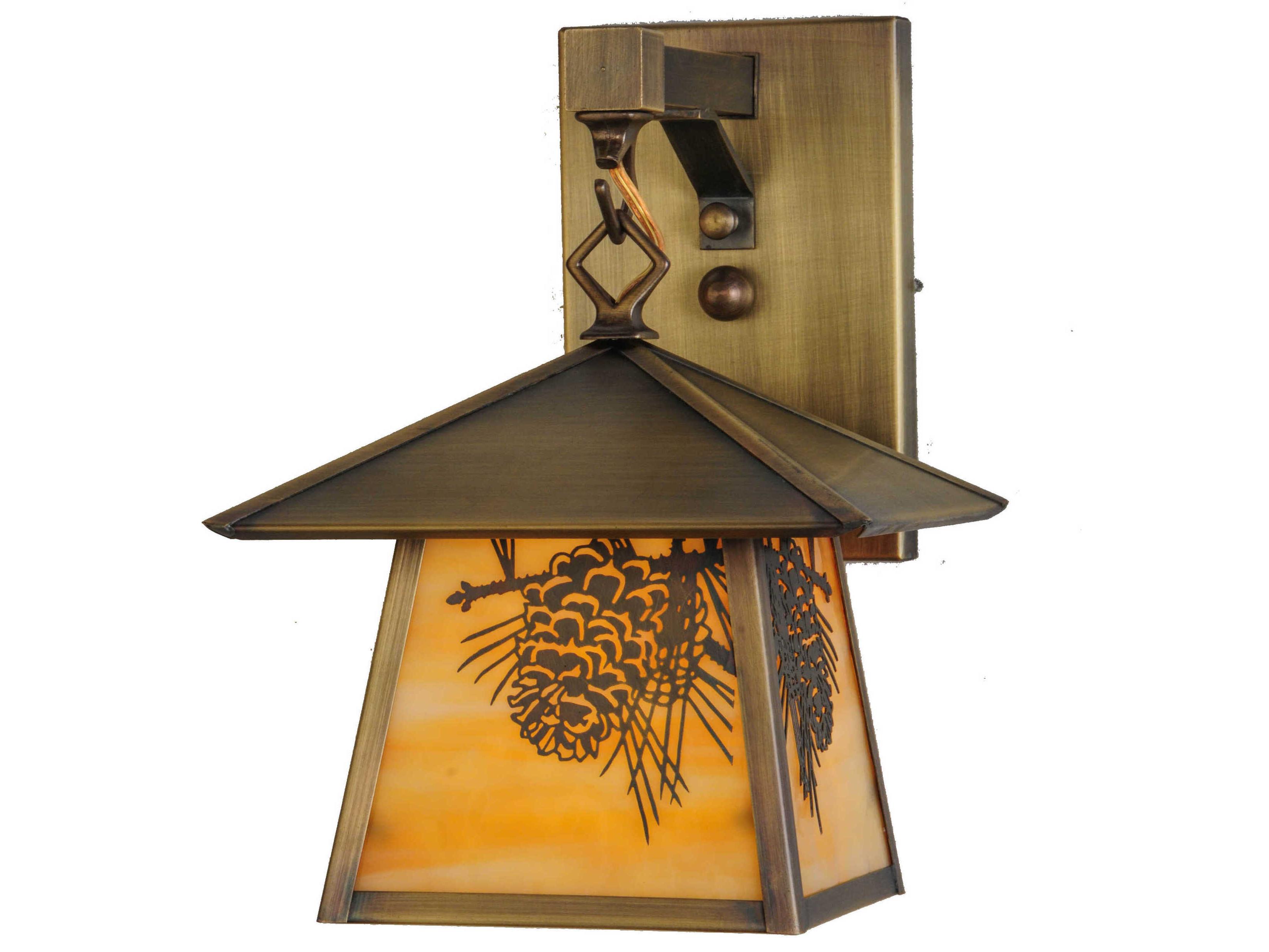 Meyda Stillwater Winter Pine 1 - Light Outdoor Wall Light