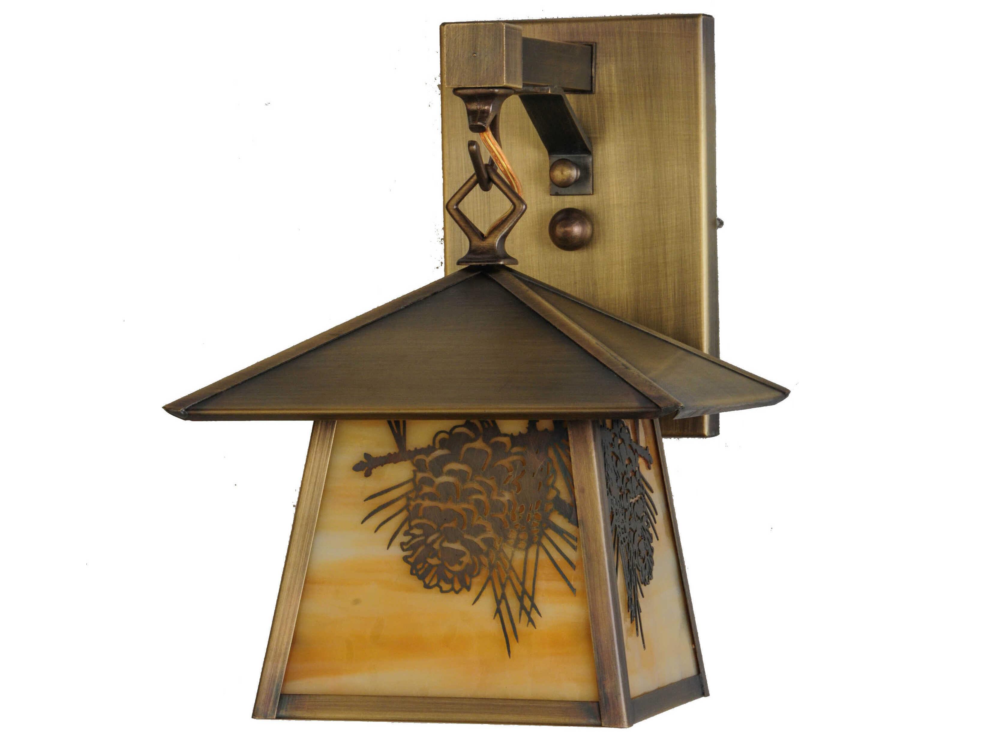 Meyda Stillwater Winter Pine 1 - Light Outdoor Wall Light