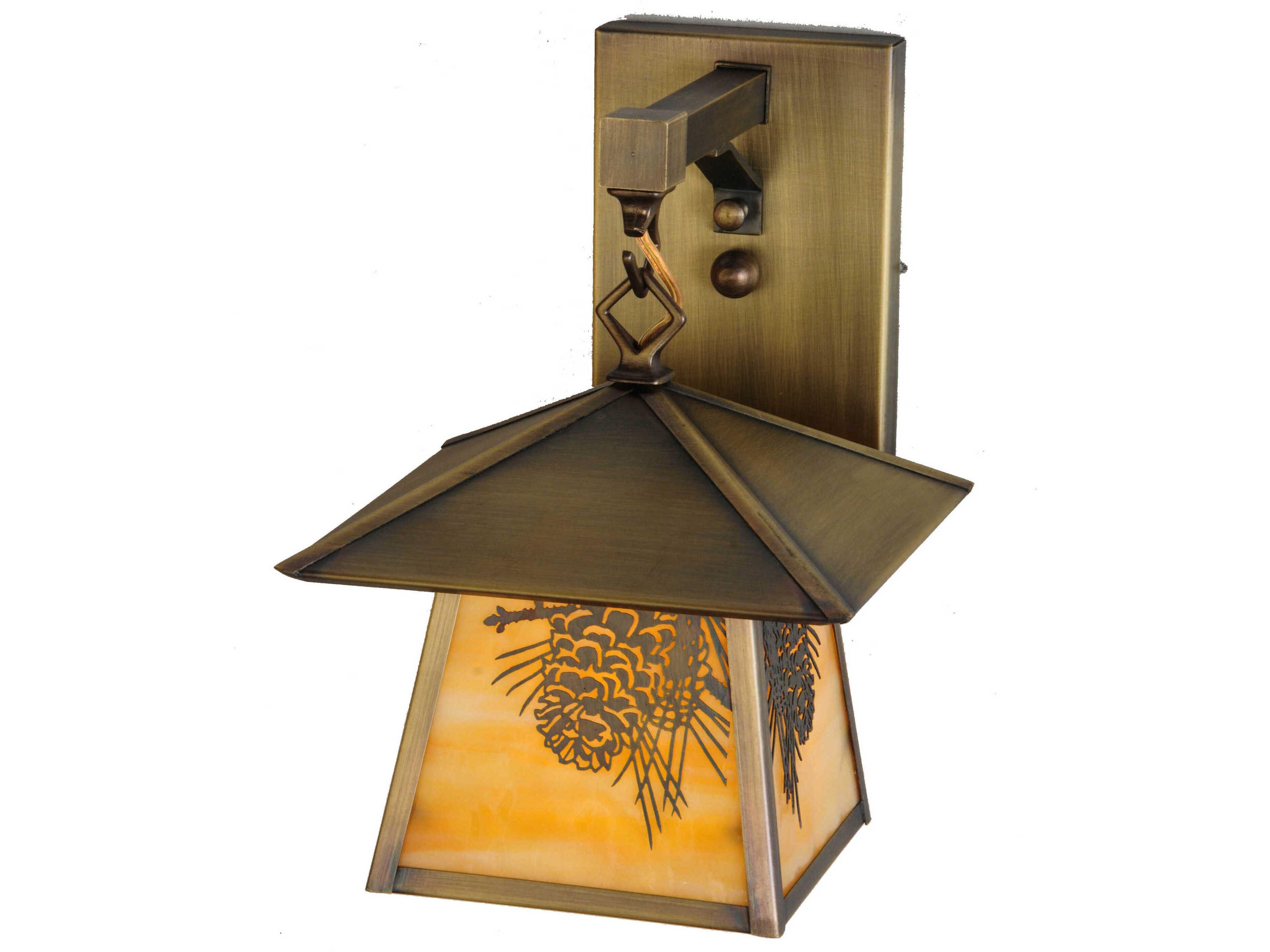 Meyda Stillwater Winter Pine 1 - Light Outdoor Wall Light