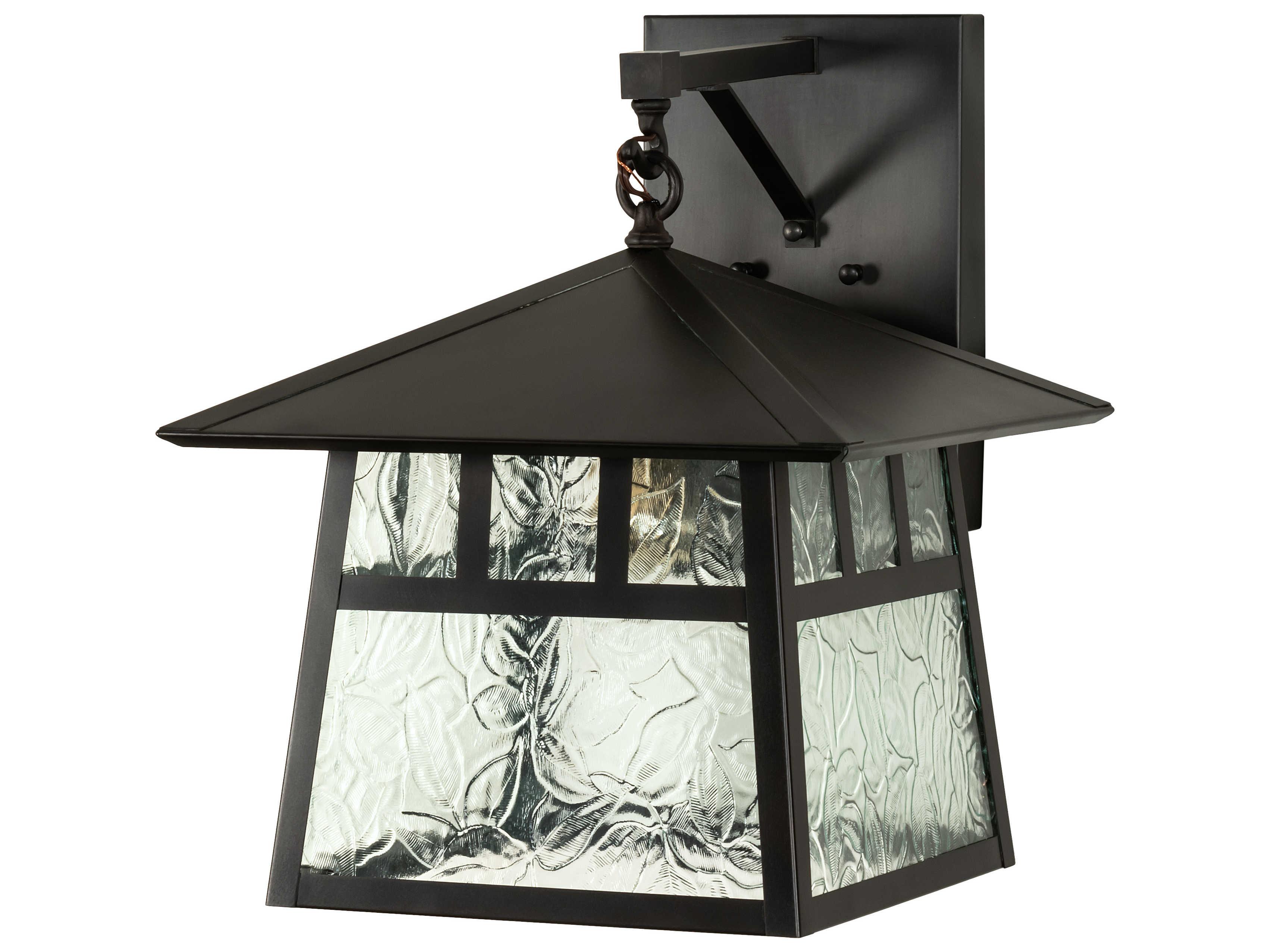 Meyda Stillwater Double Bar Mission 1 - Light Glass Outdoor Wall Light