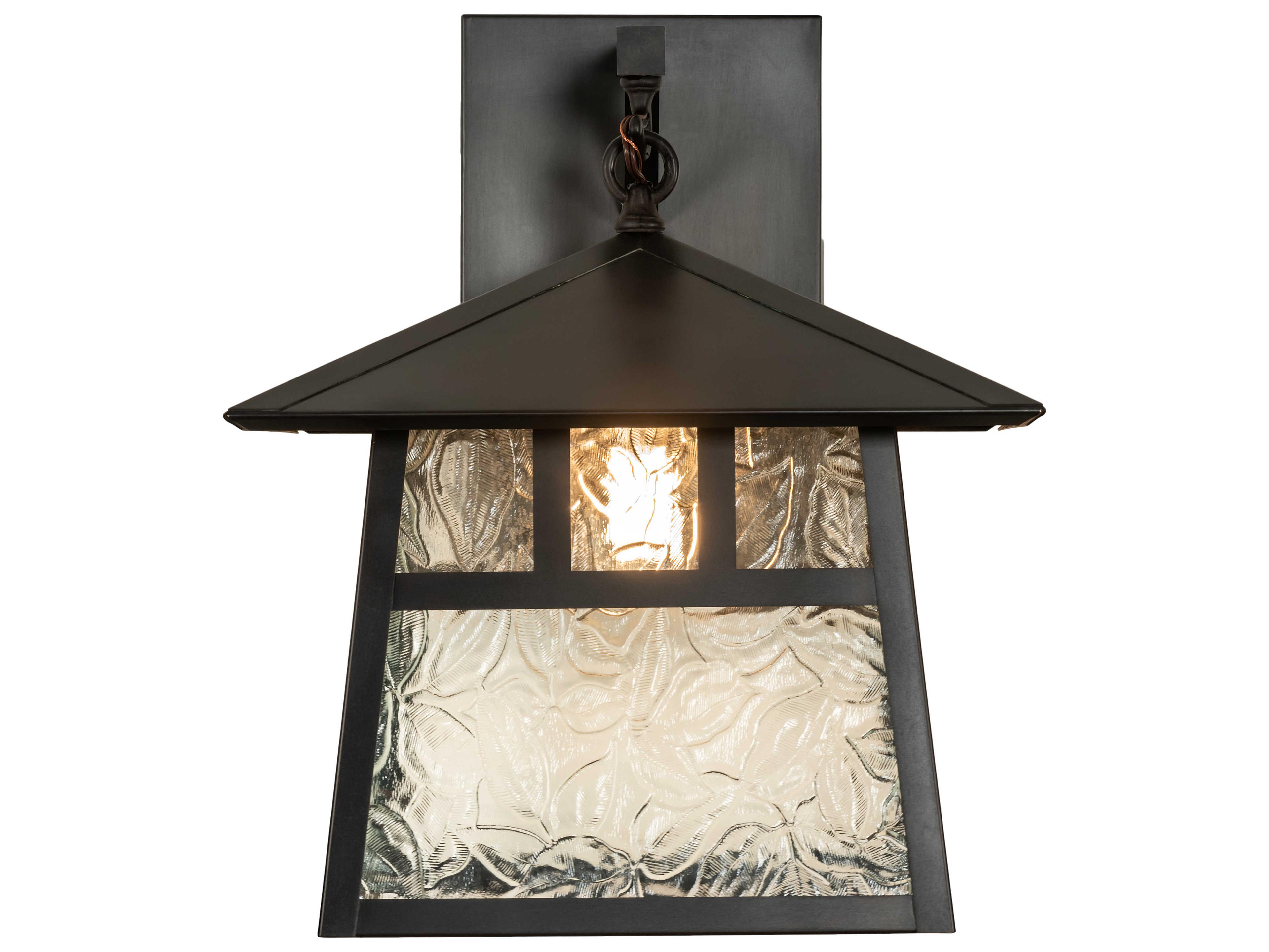 Meyda Stillwater Double Bar Mission 1 - Light Glass Outdoor Wall Light