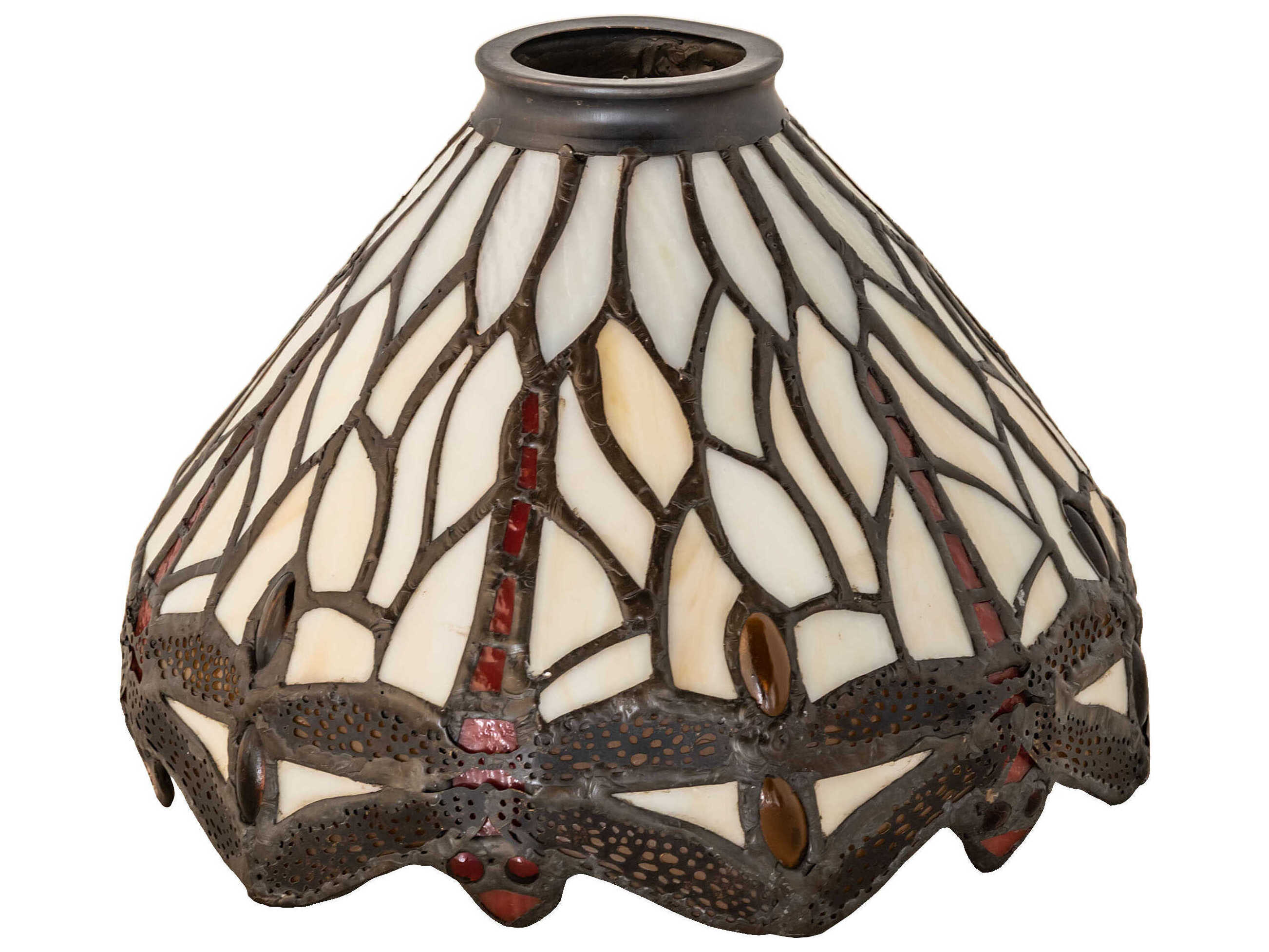 Meyda Ruby / Sunflower / Beige 7" Hanginghead Dragonfly Shade