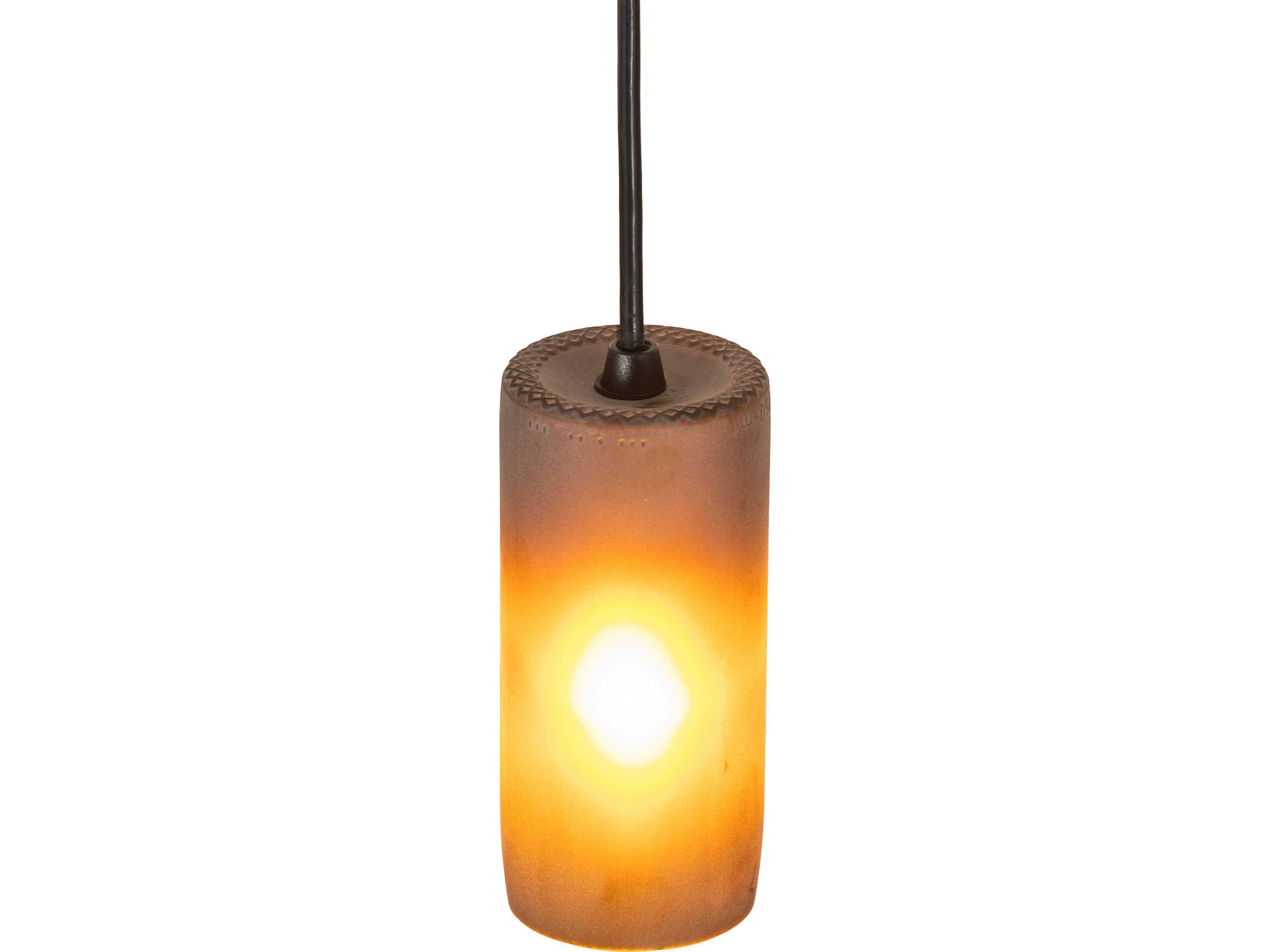 Meyda Venice 1-Light Black Mini Pendant