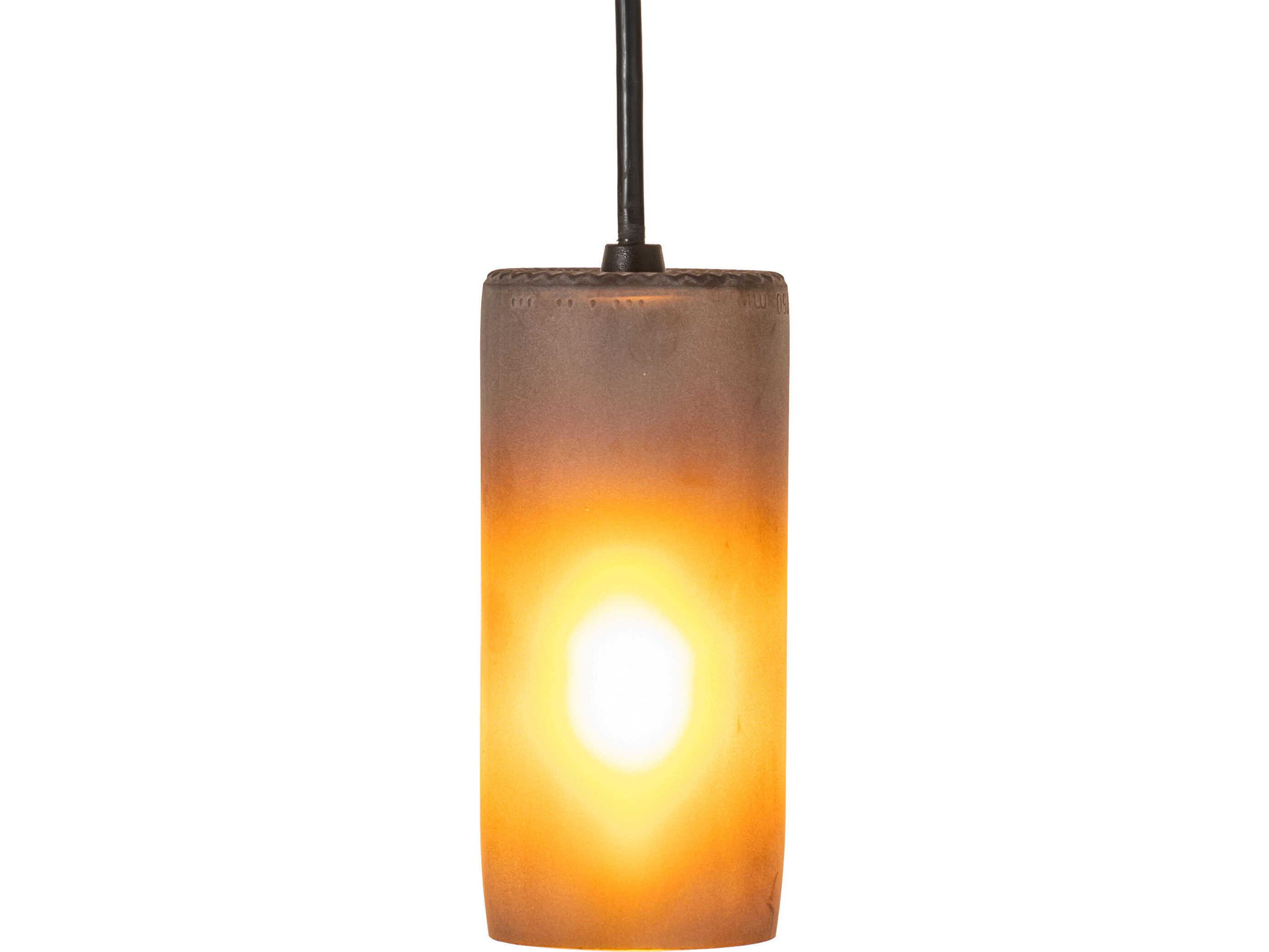 Meyda Venice 1-Light Black Mini Pendant