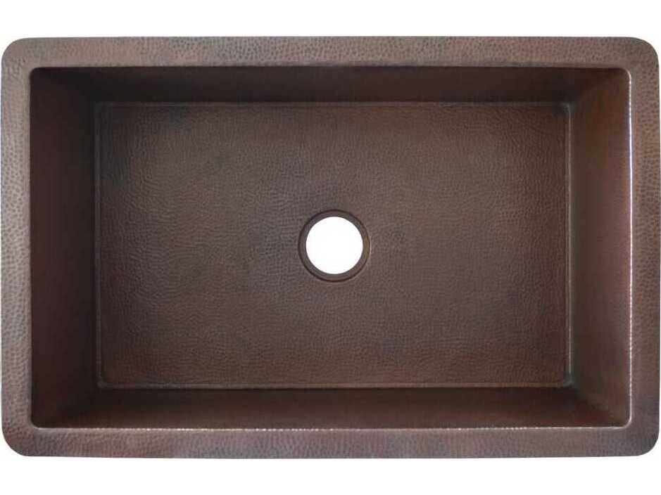 Native Trails Cocina Antique Copper Kitchen Sink
