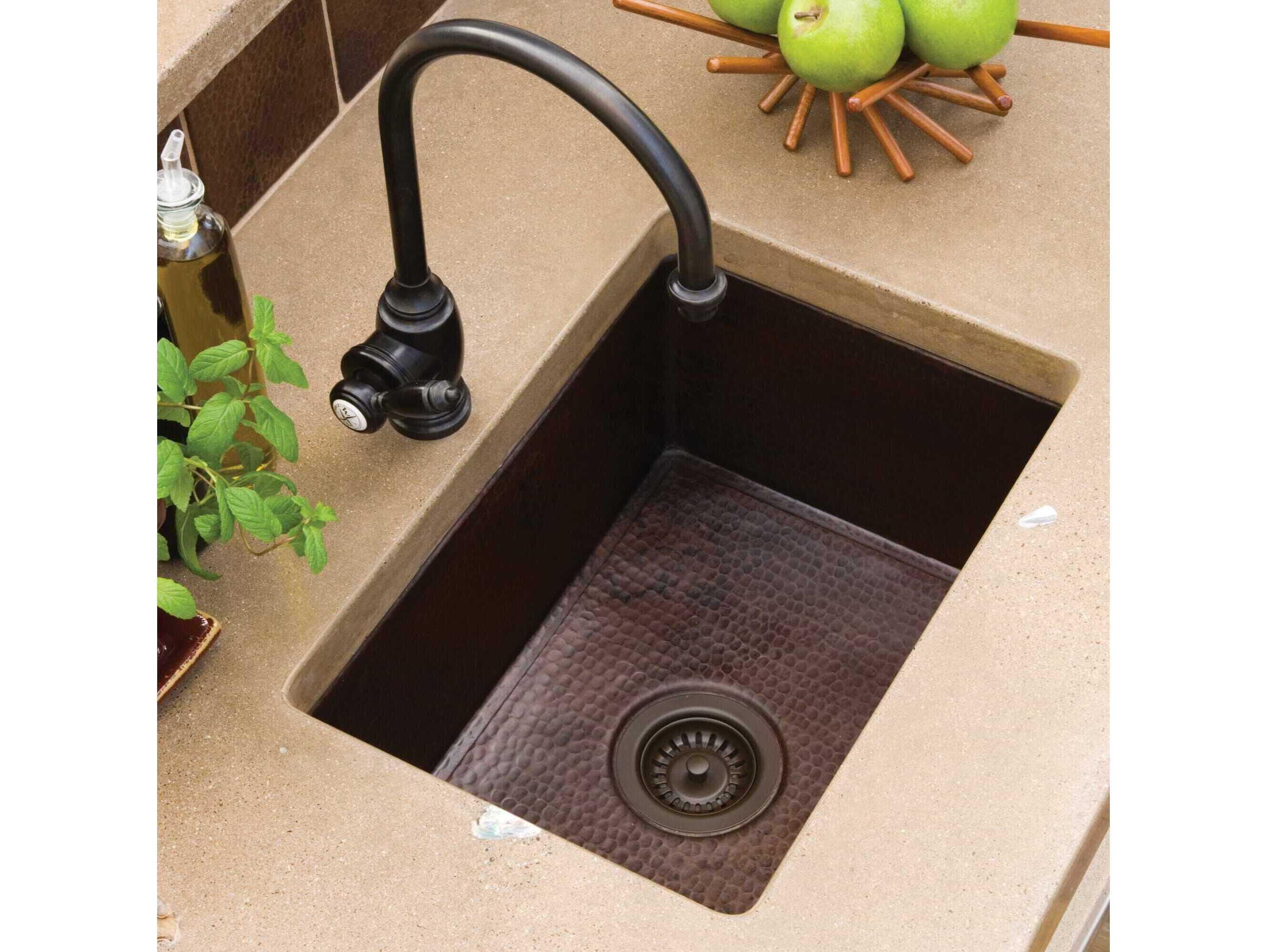 Native Trails Cocina Antique Copper Kitchen Sink
