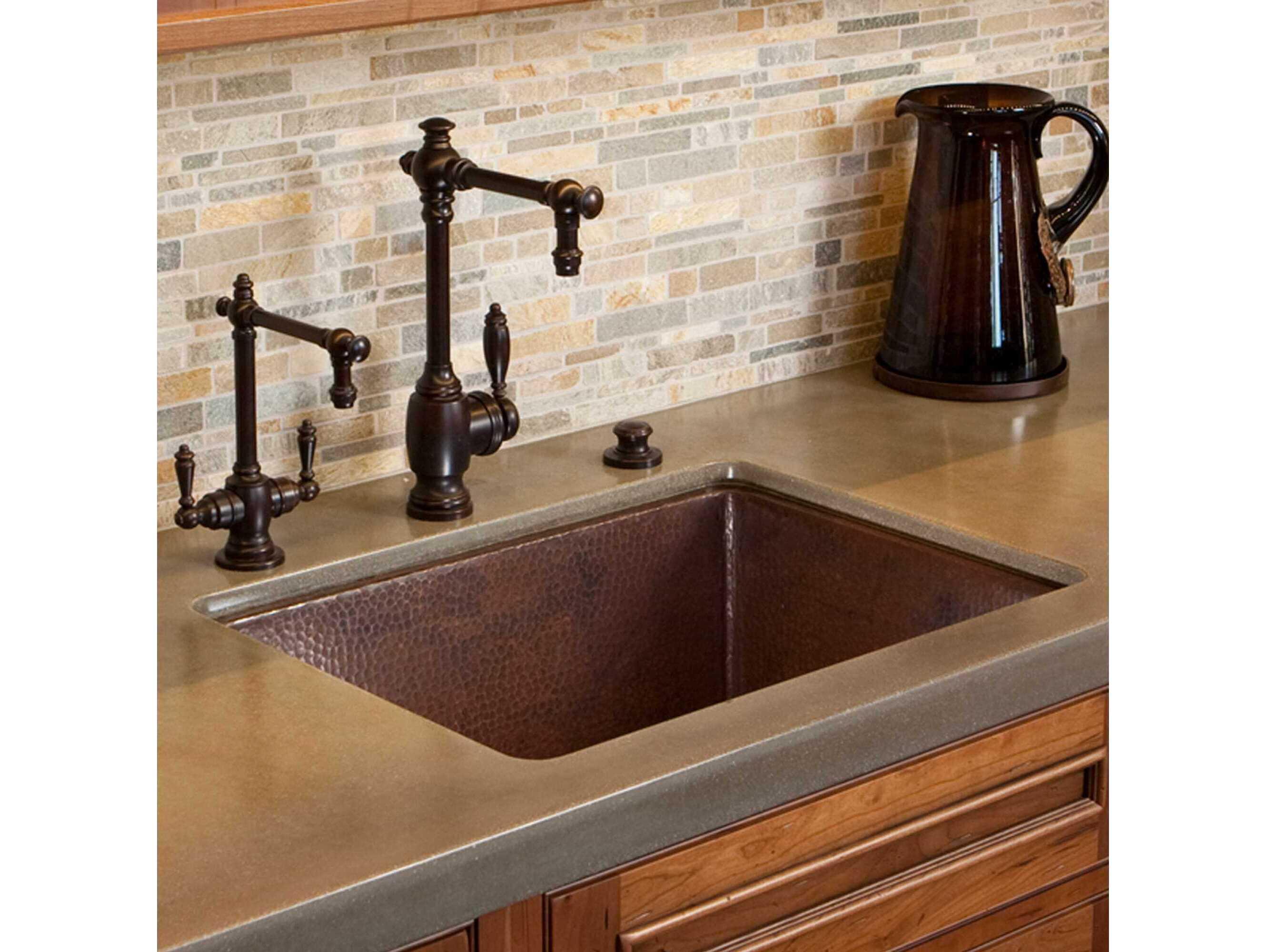 Native Trails Cocina Antique Copper Kitchen Sink