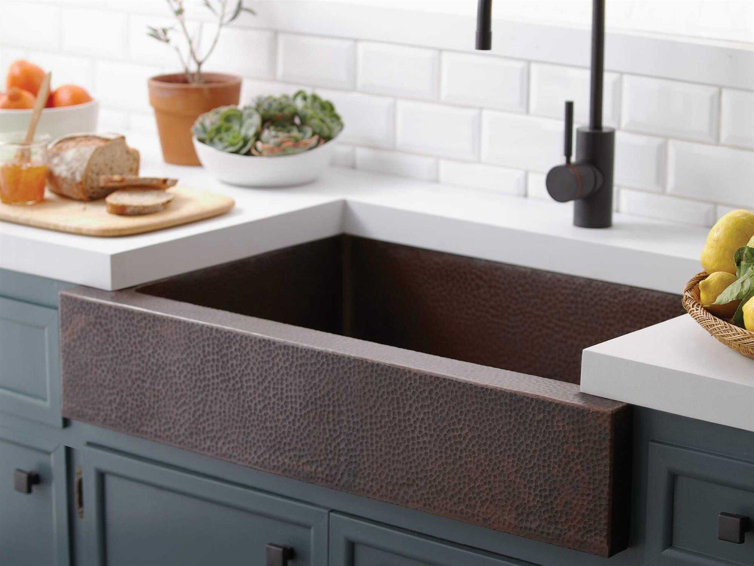 Native Trails Paragon Antique Copper Kitchen Sink