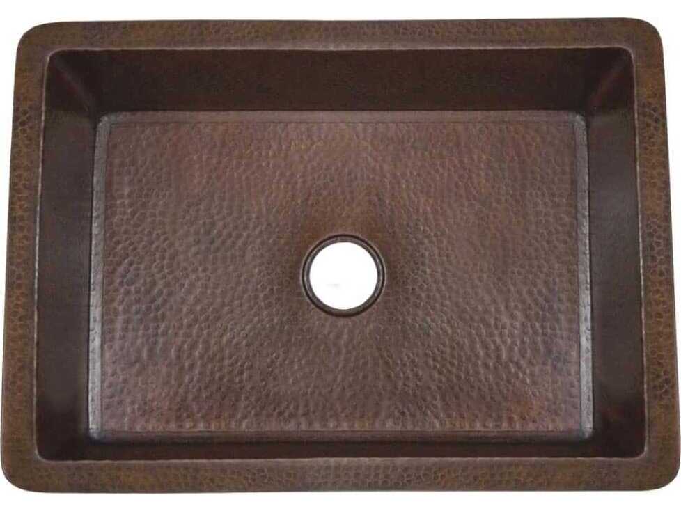 Native Trails Cocina Antique Copper Kitchen Sink