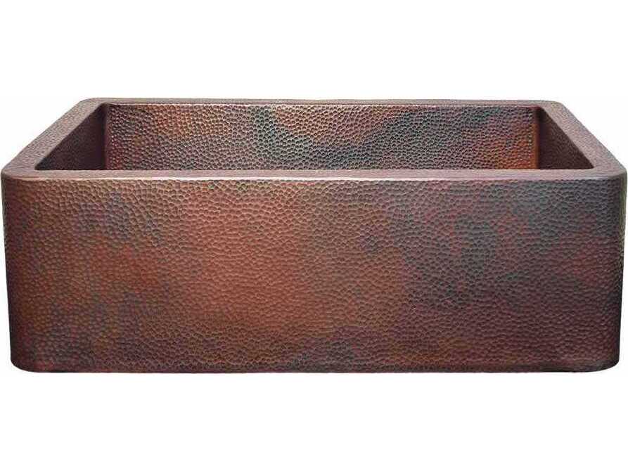 Native Trails Farmhouse Antique Copper Kitchen Sink