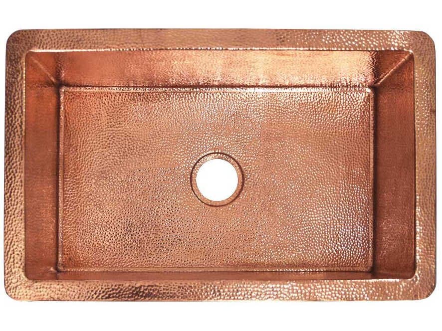 Native Trails Cocina Polished Copper Kitchen Sink