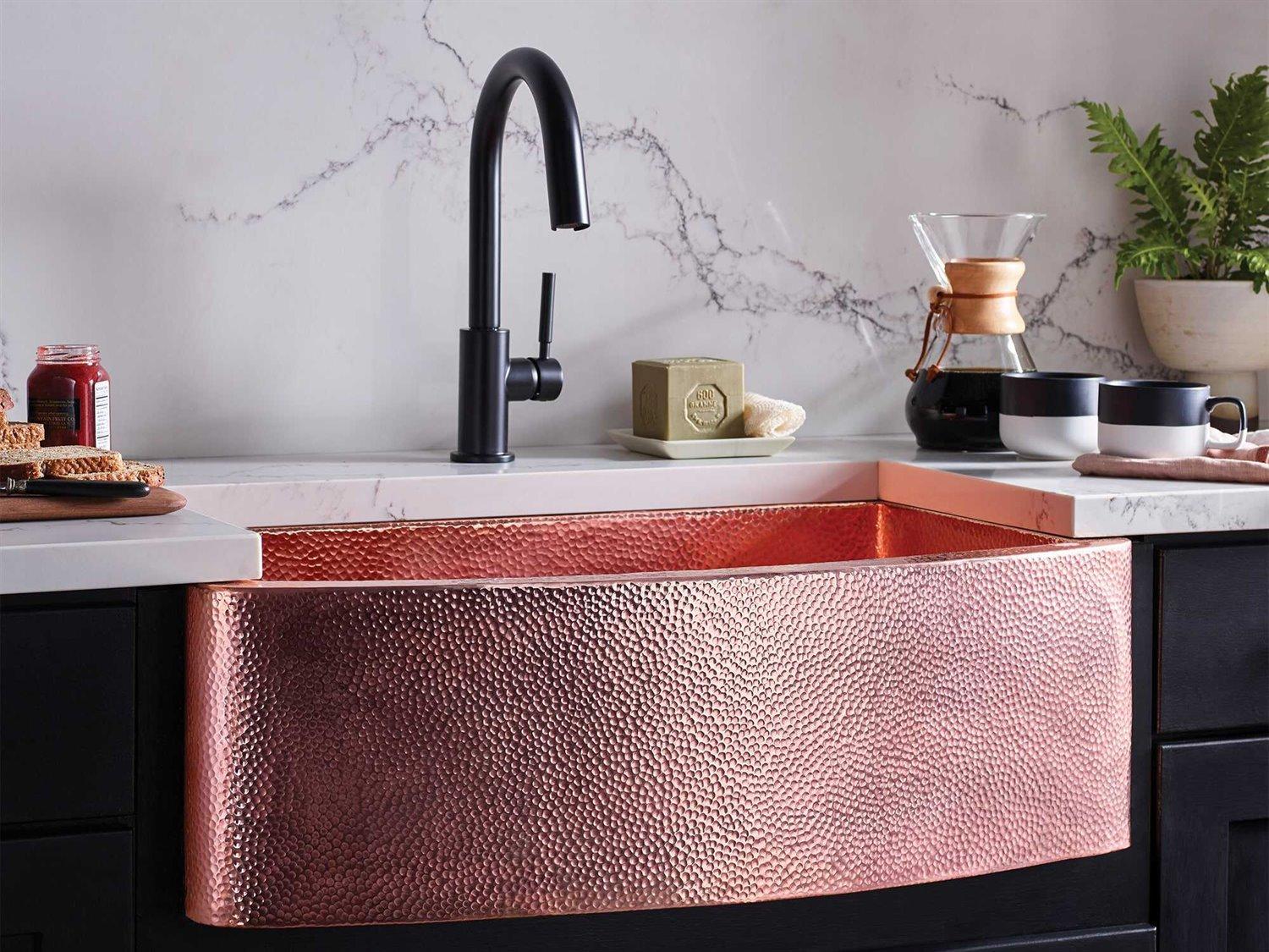 Native Trails Rhapsody Polished Copper Kitchen Sink
