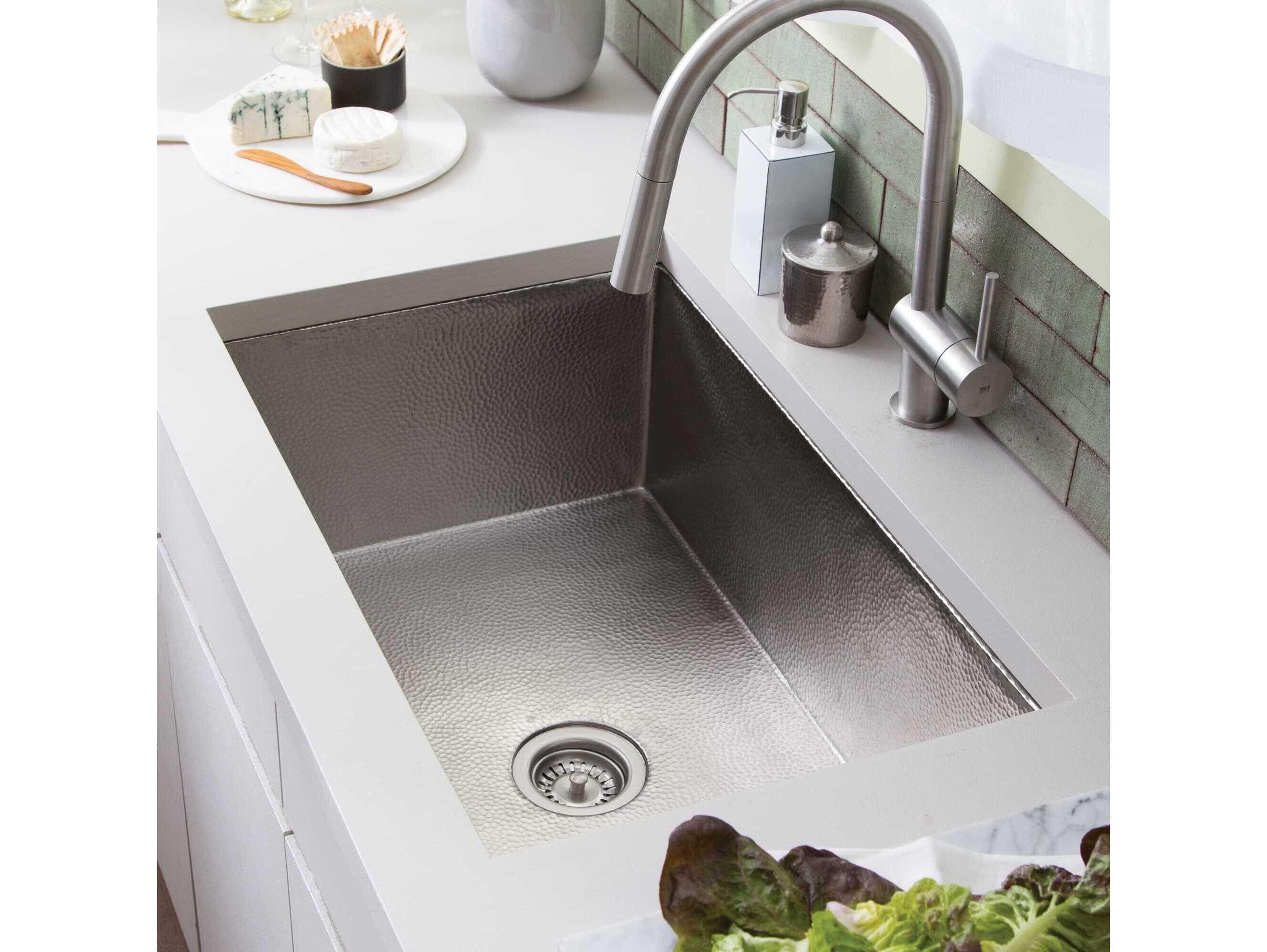 Native Trails Cocina Brushed Nickel Kitchen Sink