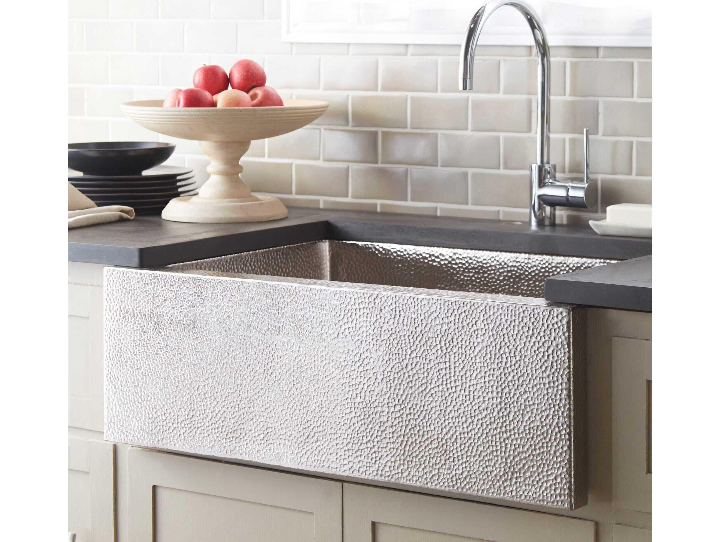 Native Trails Pinnacle Brushed Nickel Kitchen Sink